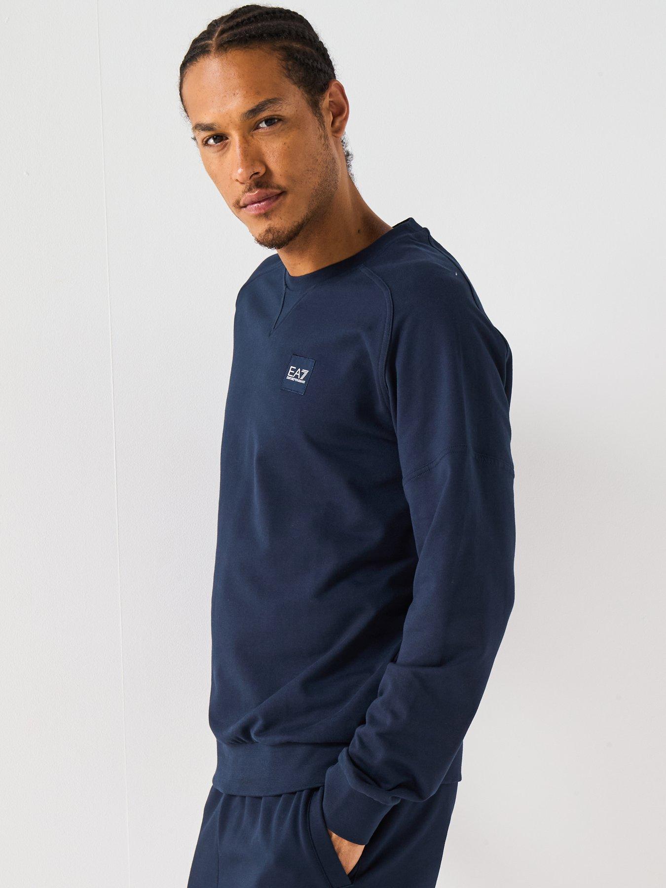 Image 5 of 6 of EA7 Emporio Armani EA7 Train Visibility Small Logo Crew Sweat - Blue
