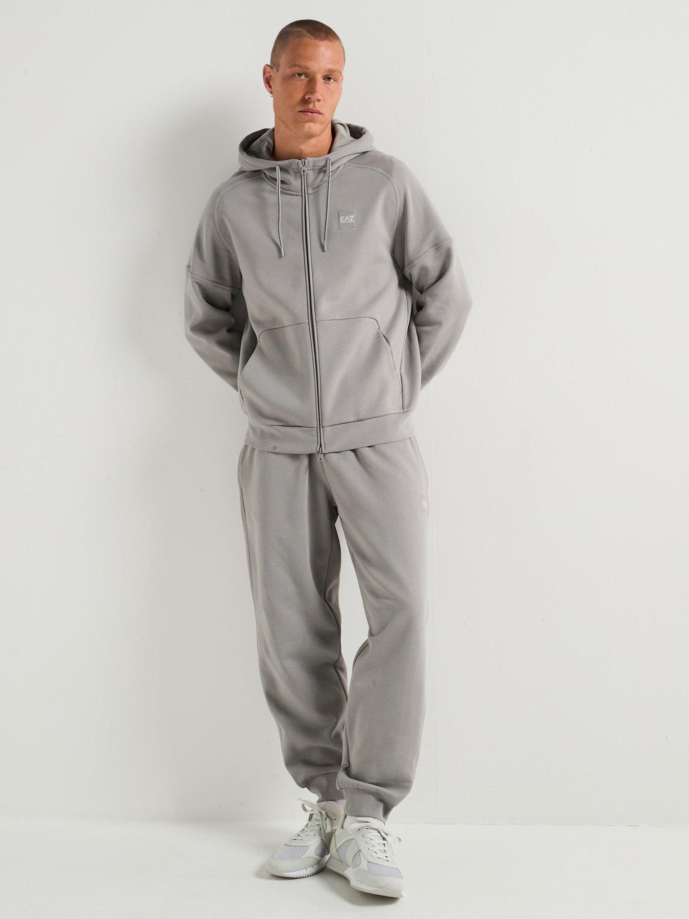 EA7 Emporio Armani Train Visibility Small Logo Zip Hoodie