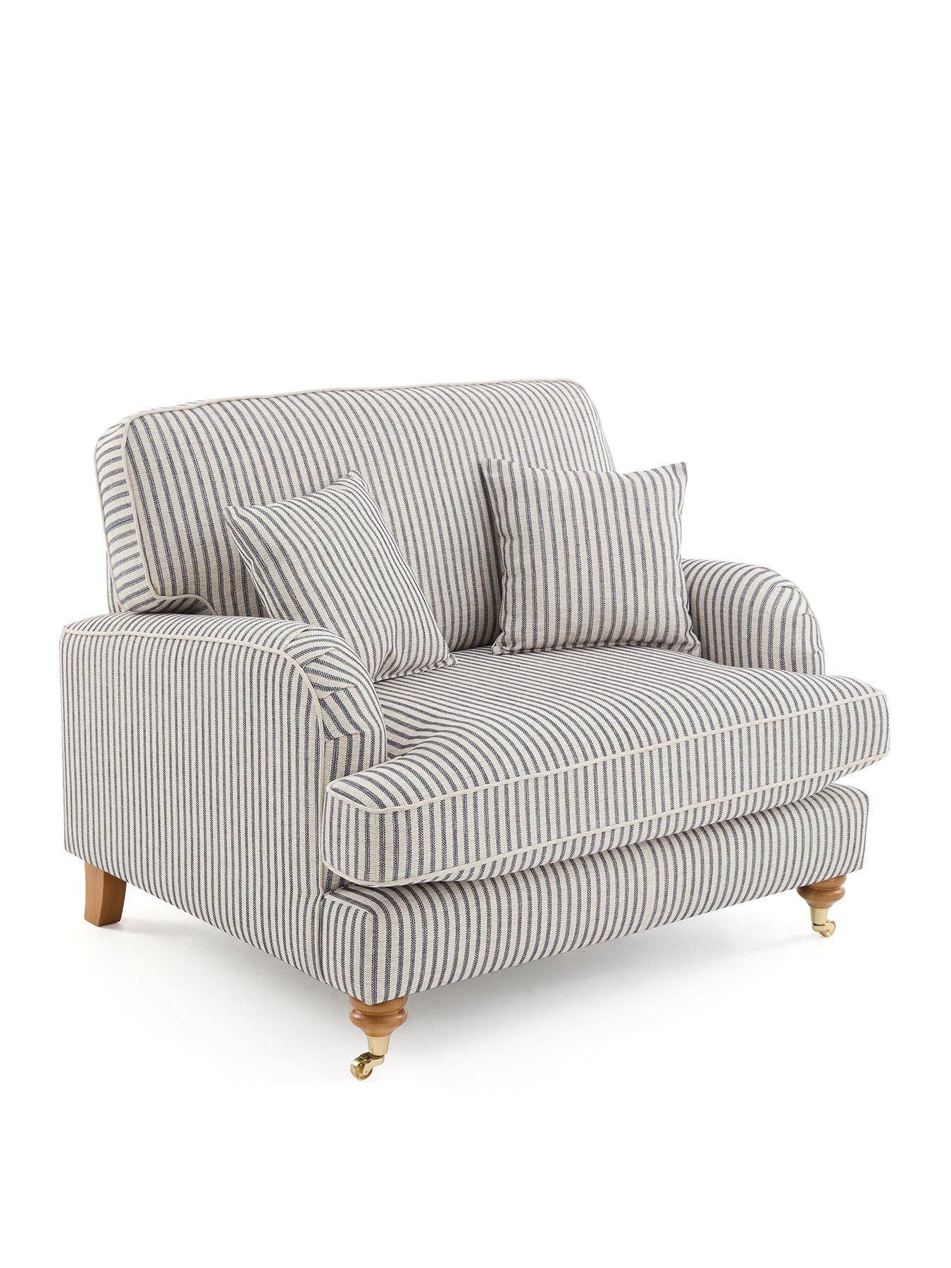  image of very-home-bay-stripe-snuggle-chairnbsp--made-to-order-in-the-uk