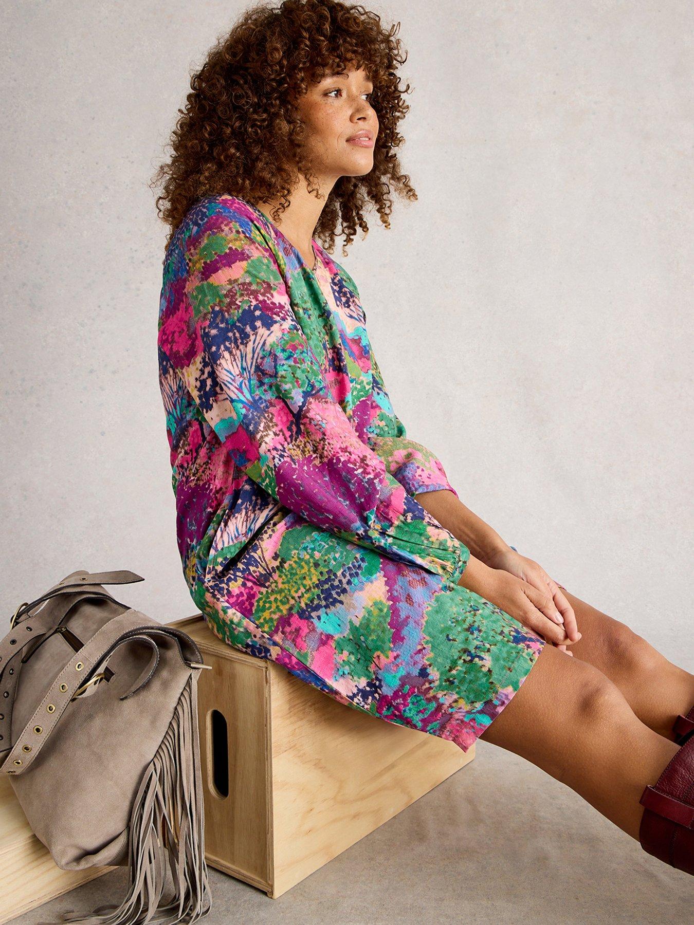 undefined Cerys Cocoon Dress - Multi