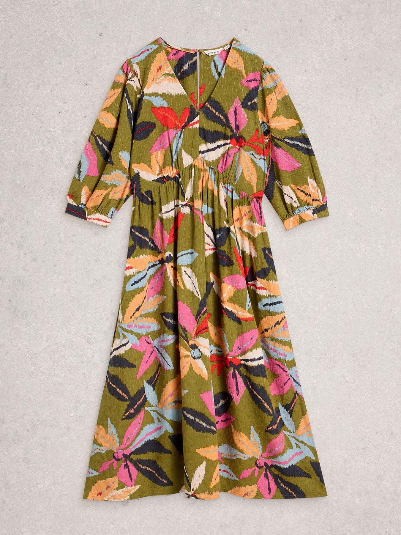  image of white-stuff-lucy-midi-dress-green