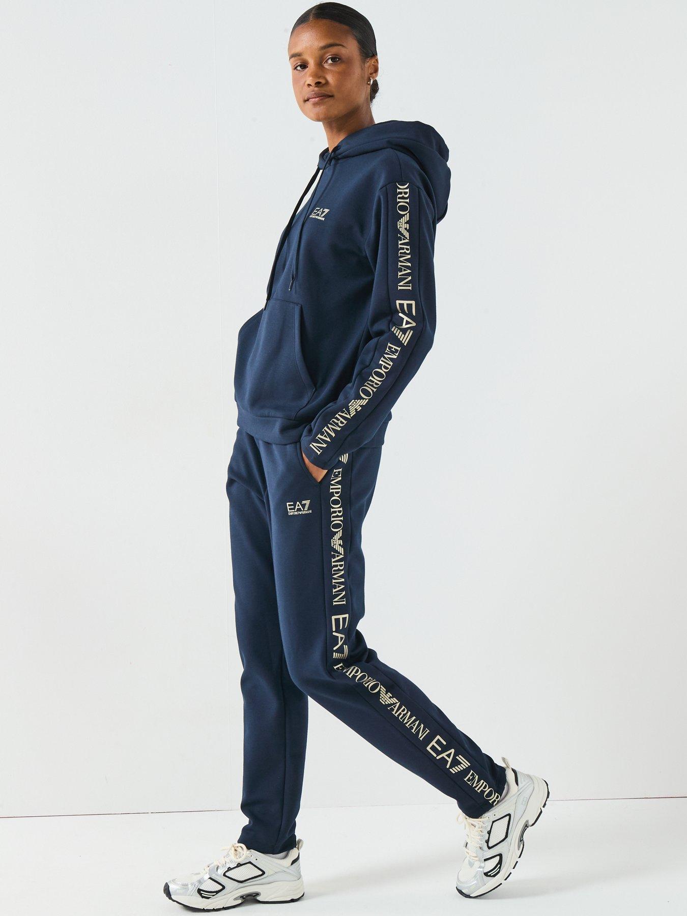Image 3 of 6 of EA7 Emporio Armani Overhead Hoodie - Navy