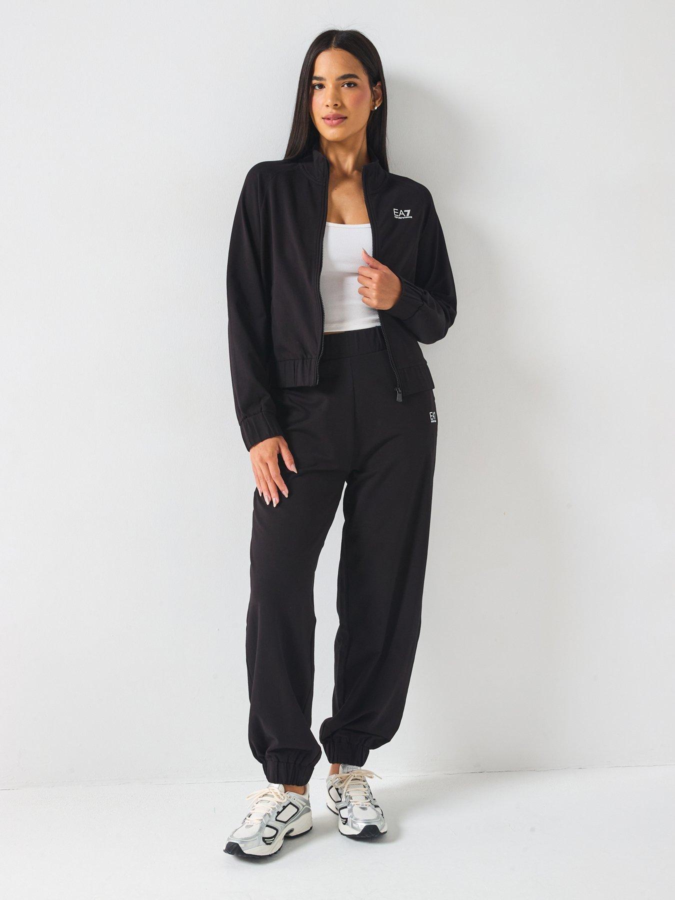 undefined Zip Through Hoodie - Black