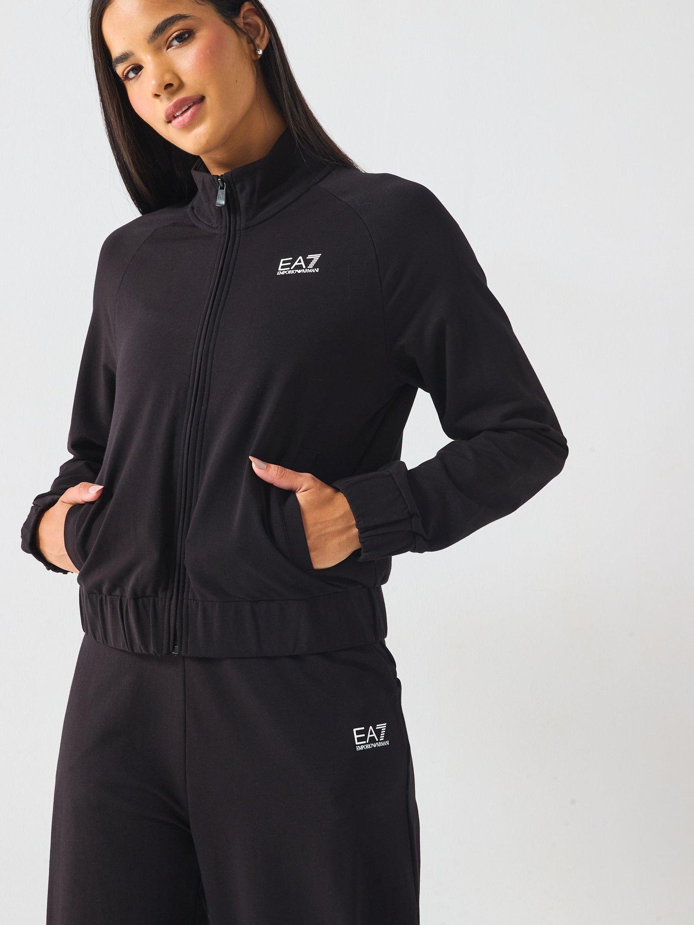 Image 4 of 6 of EA7 Emporio Armani Zip Through Hoodie - Black