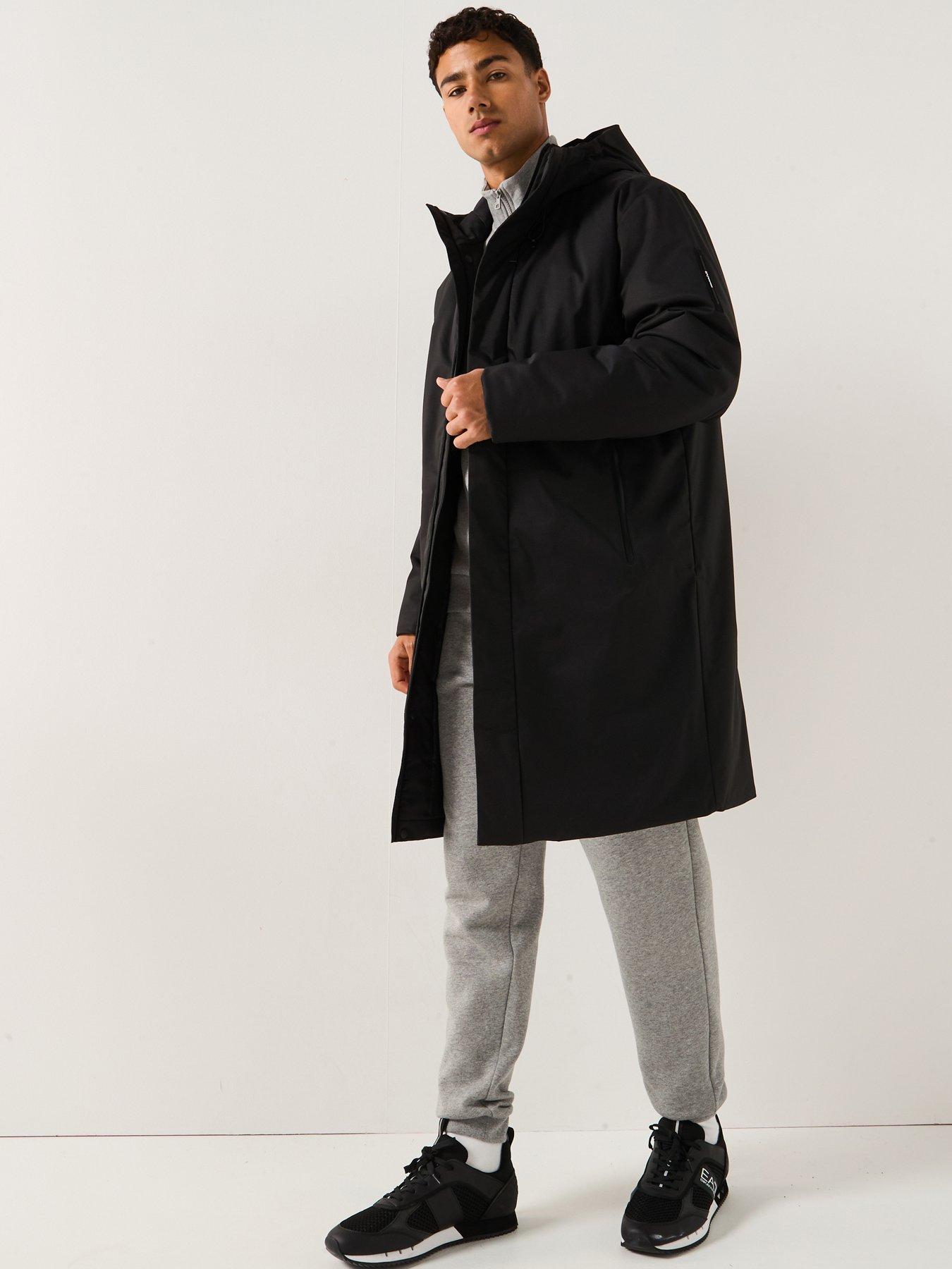 EA7 Emporio Armani EA7 Mountain Longline Tech Parka - Black