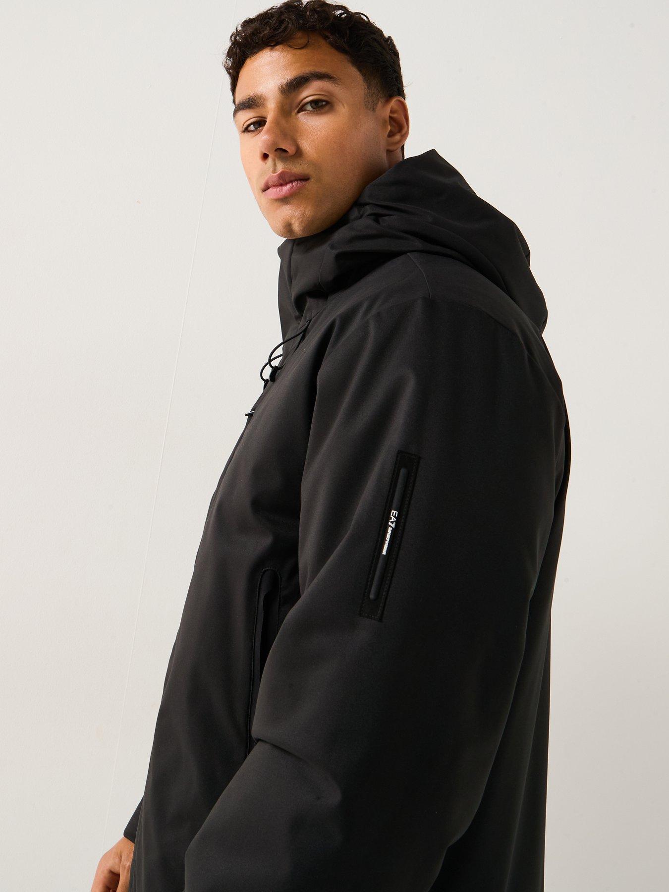  image of ea7-emporio-armani-mountain-longline-tech-parka-black