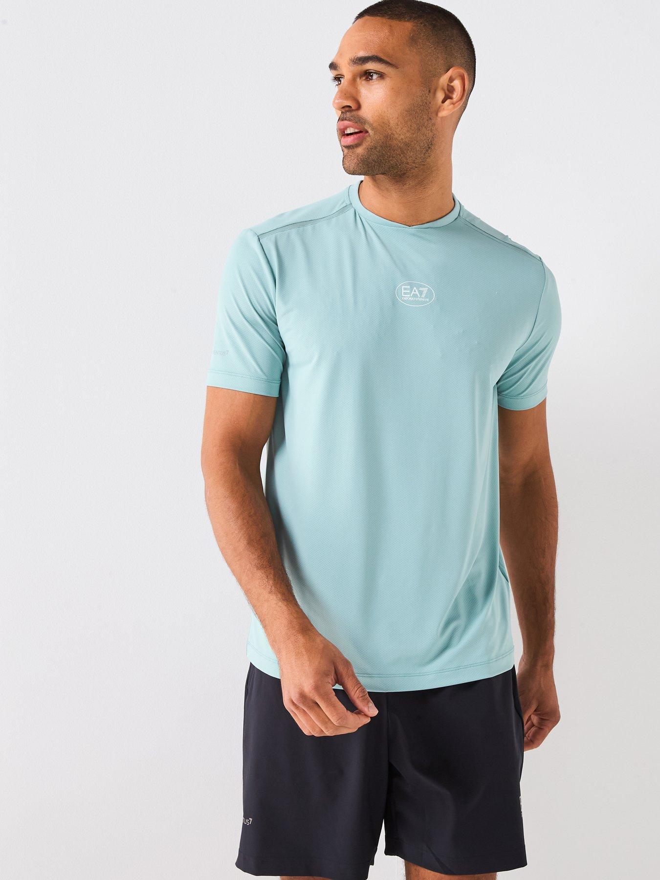 undefined Tennis Pro Small Central Logo T-Shirt - Light Green