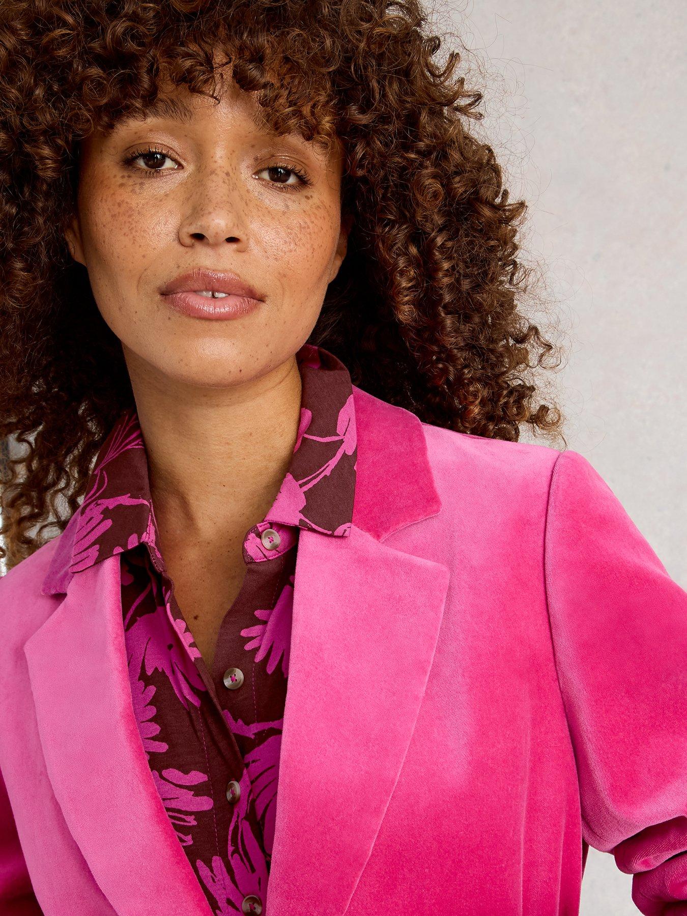 Image 4 of 6 of White Stuff Rua Jersey Shirt Dress - Pink