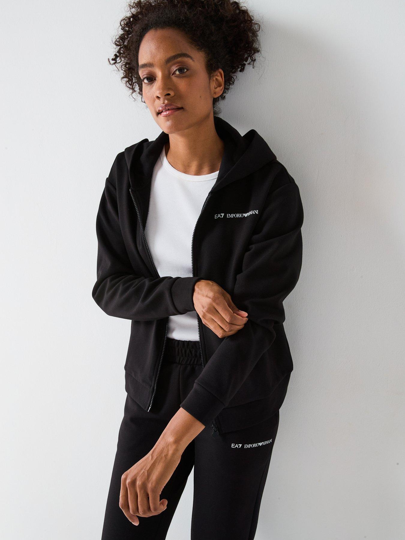 Image 5 of 6 of EA7 Emporio Armani Zip Through Hoodie - Black
