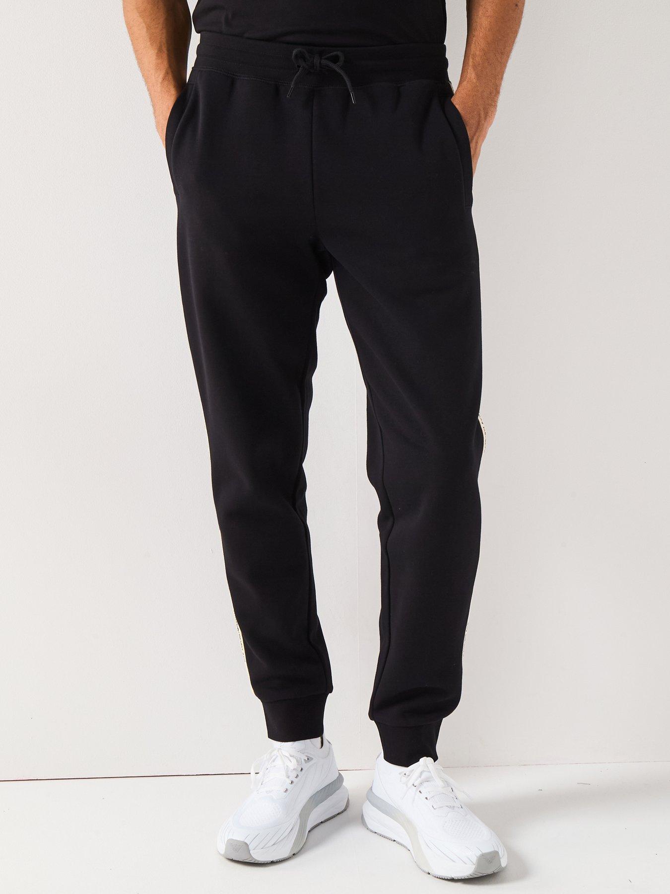 undefined Train Logo Series Tape Joggers - Black