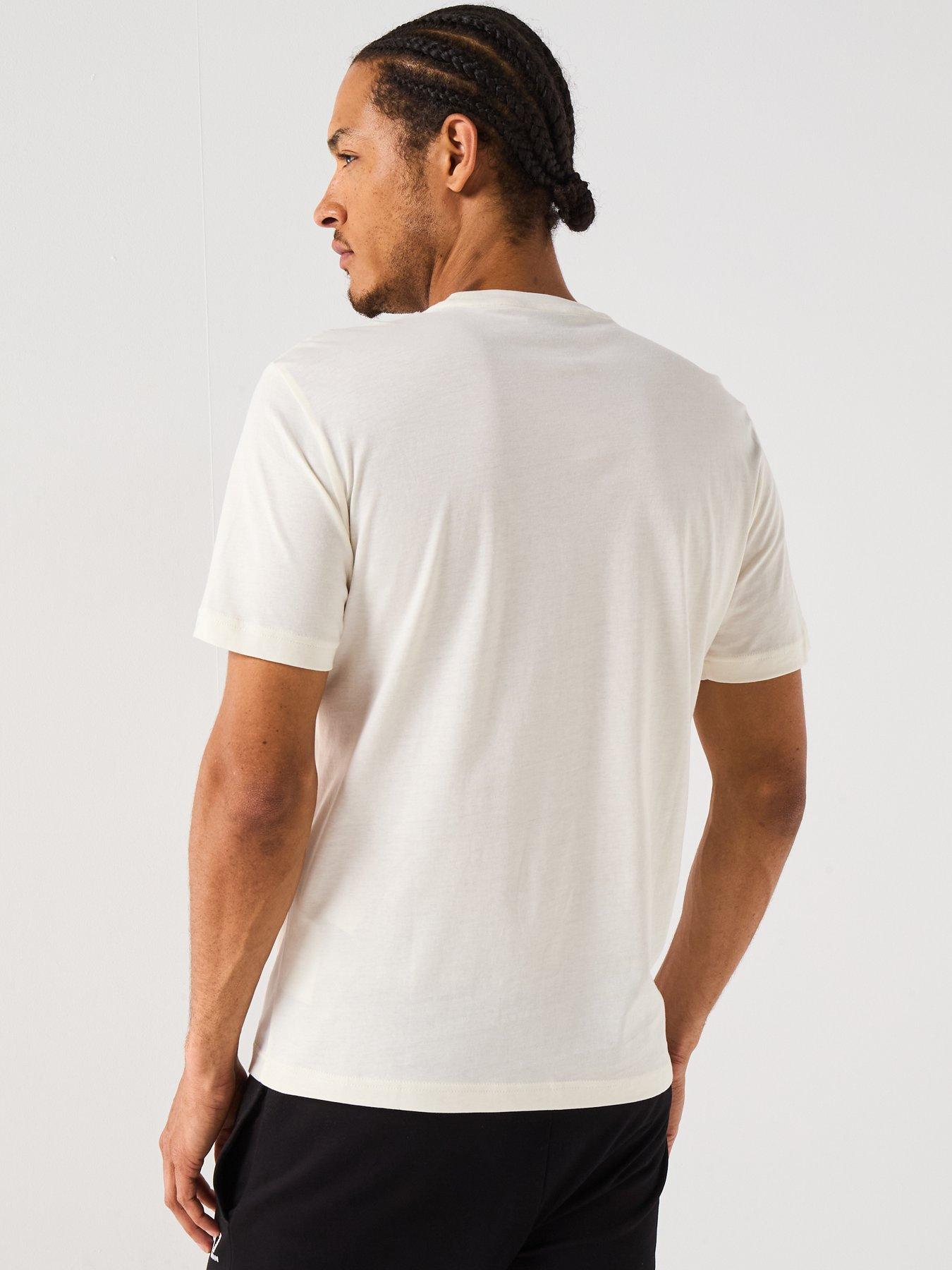  image of ea7-emporio-armani-train-7-lines-large-logo-t-shirt-beige