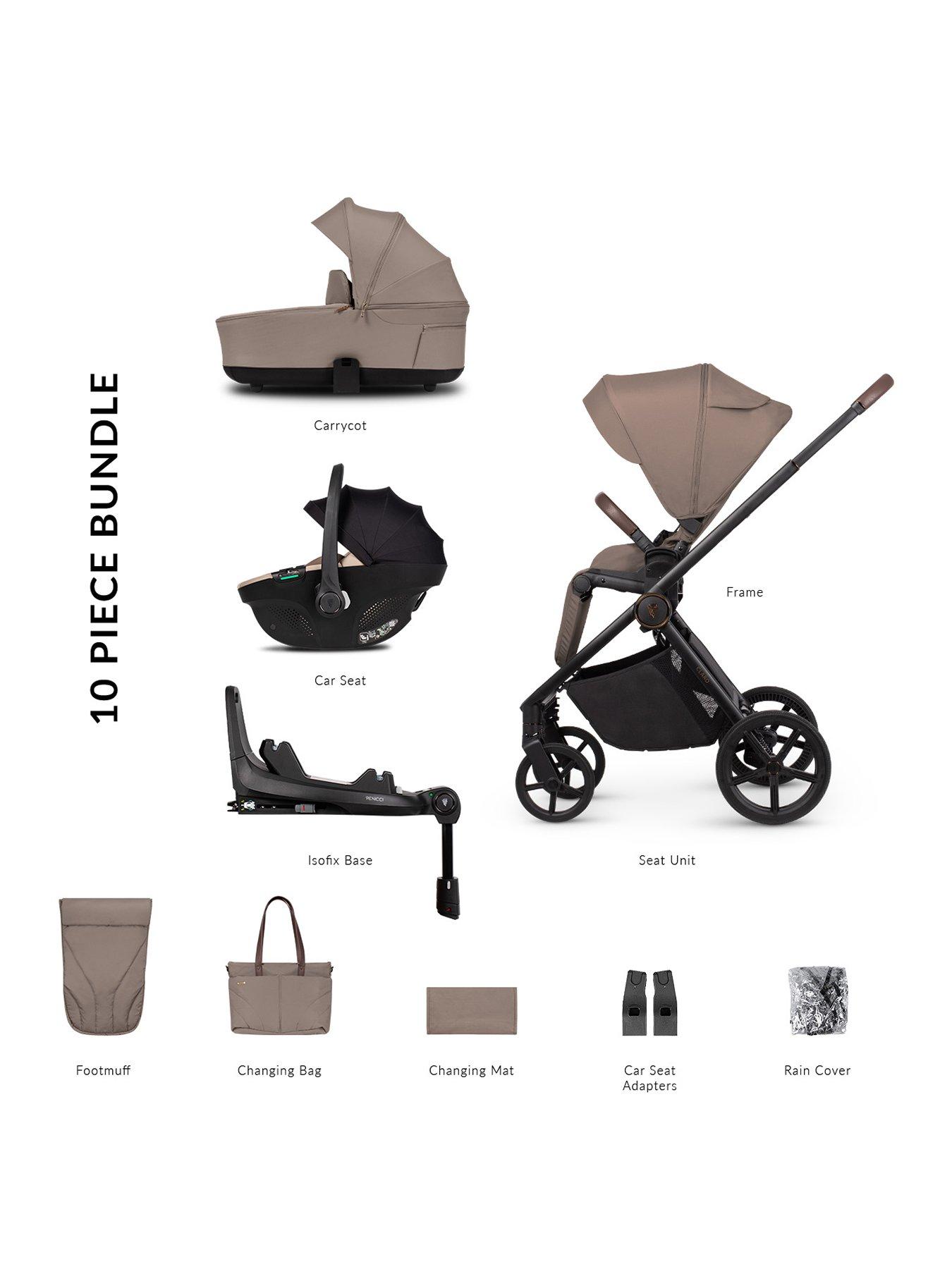 venicci-claro-3in1-bundle-plus-tiago-beige-car-seat-and-360-base-almond