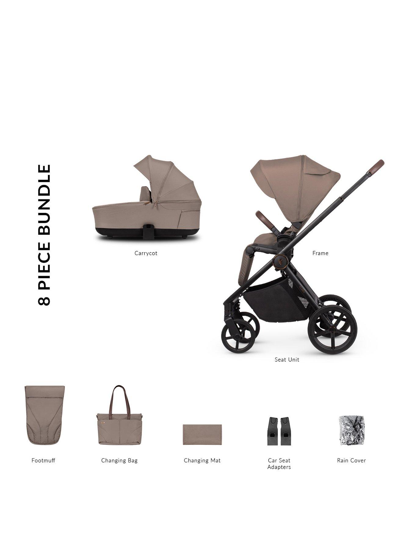 undefined Claro 2in1 Pushchair Bundle - Almond