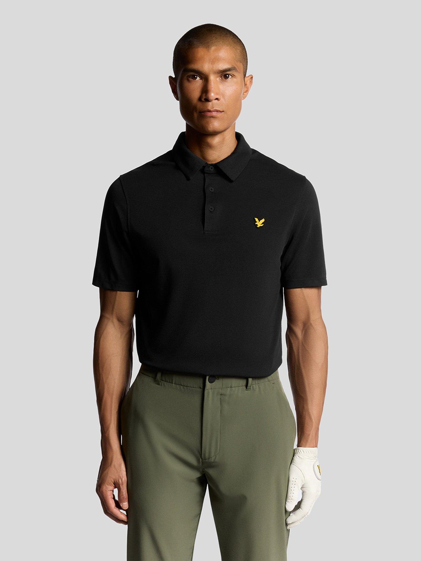 Image 1 of 4 of Lyle & Scott Golf Mens Tour Polo Shirt - Black