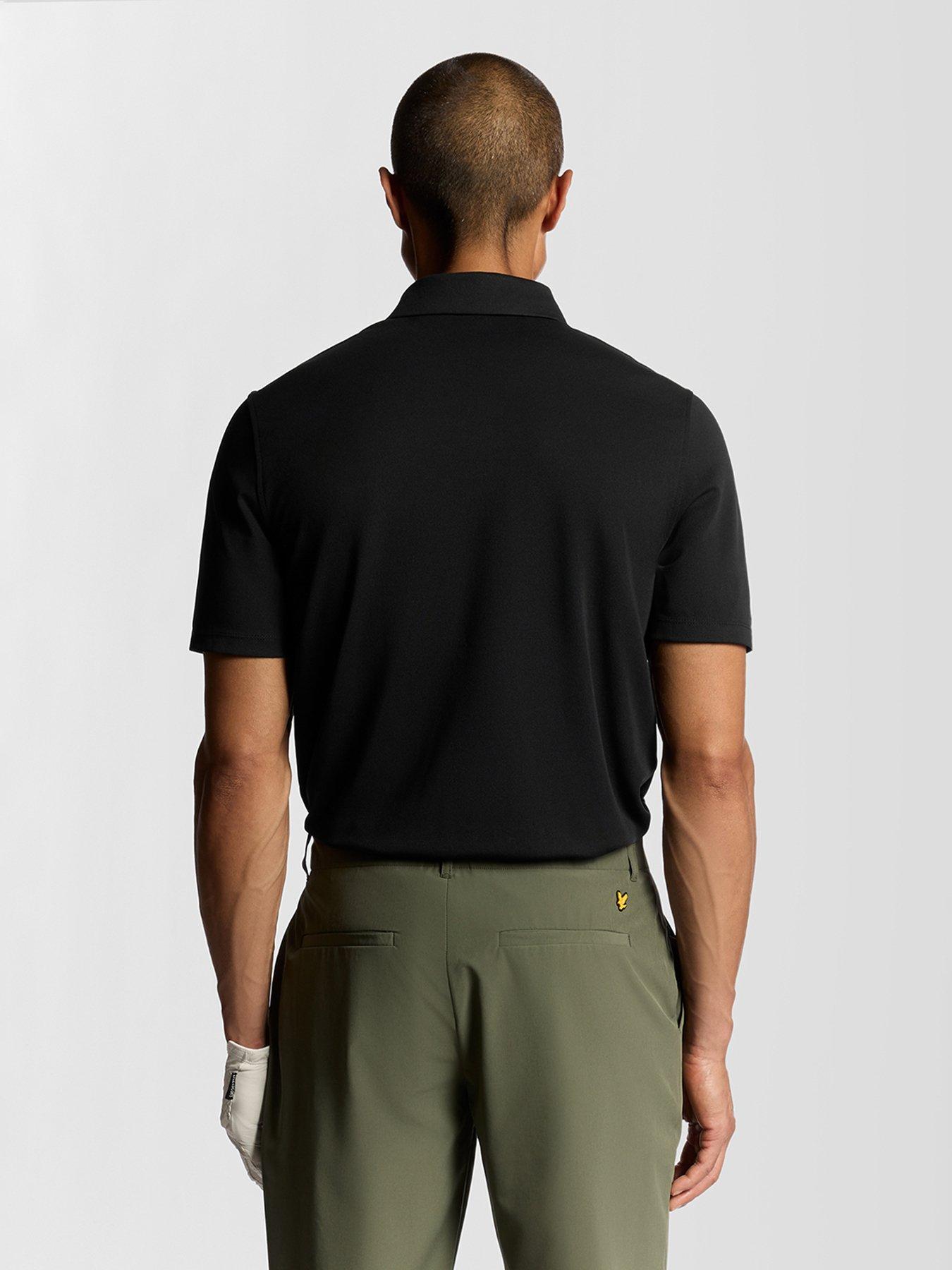 Image 2 of 4 of Lyle & Scott Golf Mens Tour Polo Shirt - Black