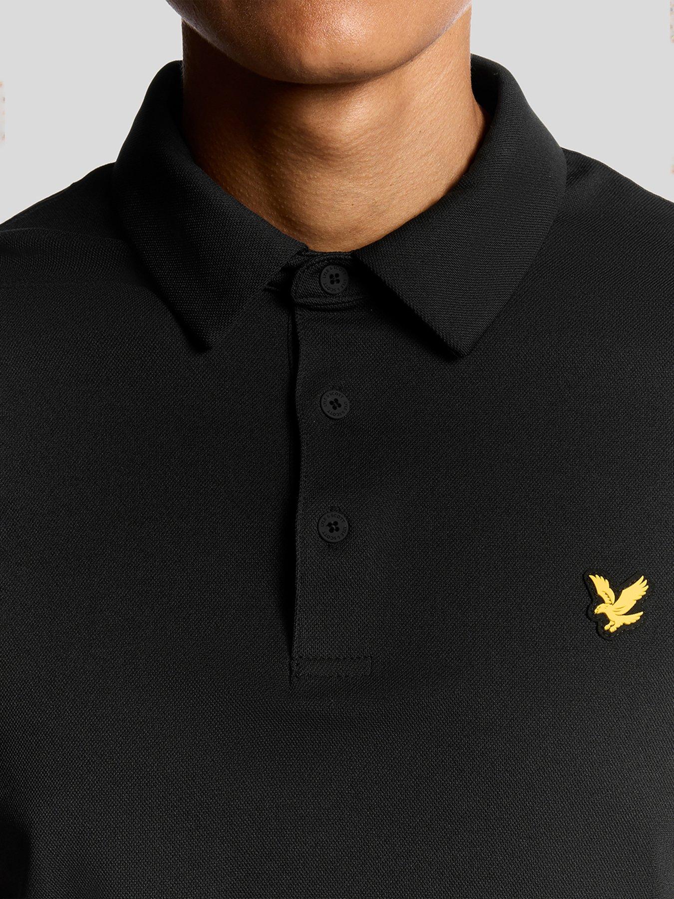 Image 4 of 4 of Lyle & Scott Golf Mens Tour Polo Shirt - Black