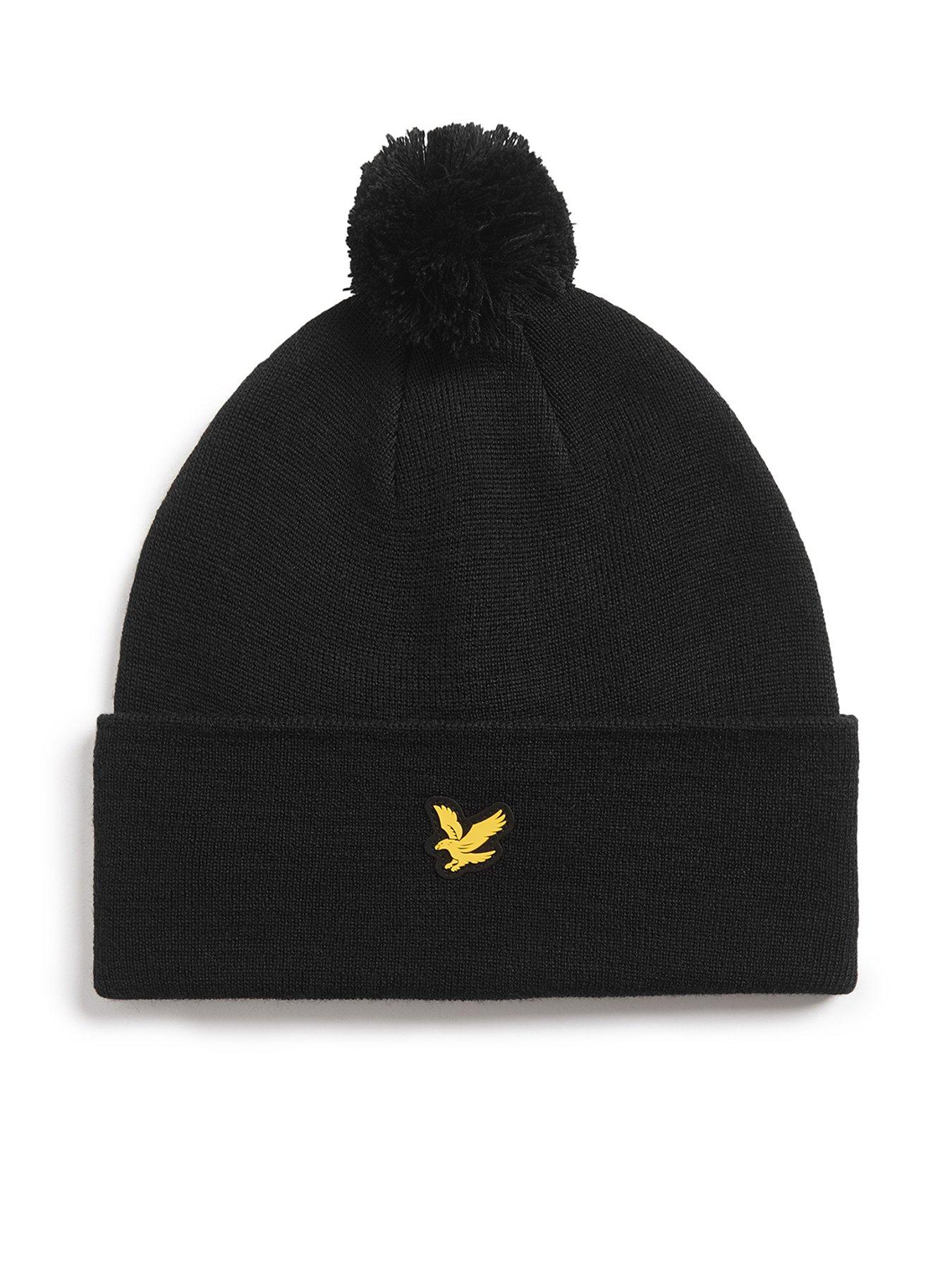 Image 1 of 3 of Lyle & Scott Golf Mens Merino Blend Beanie - Black