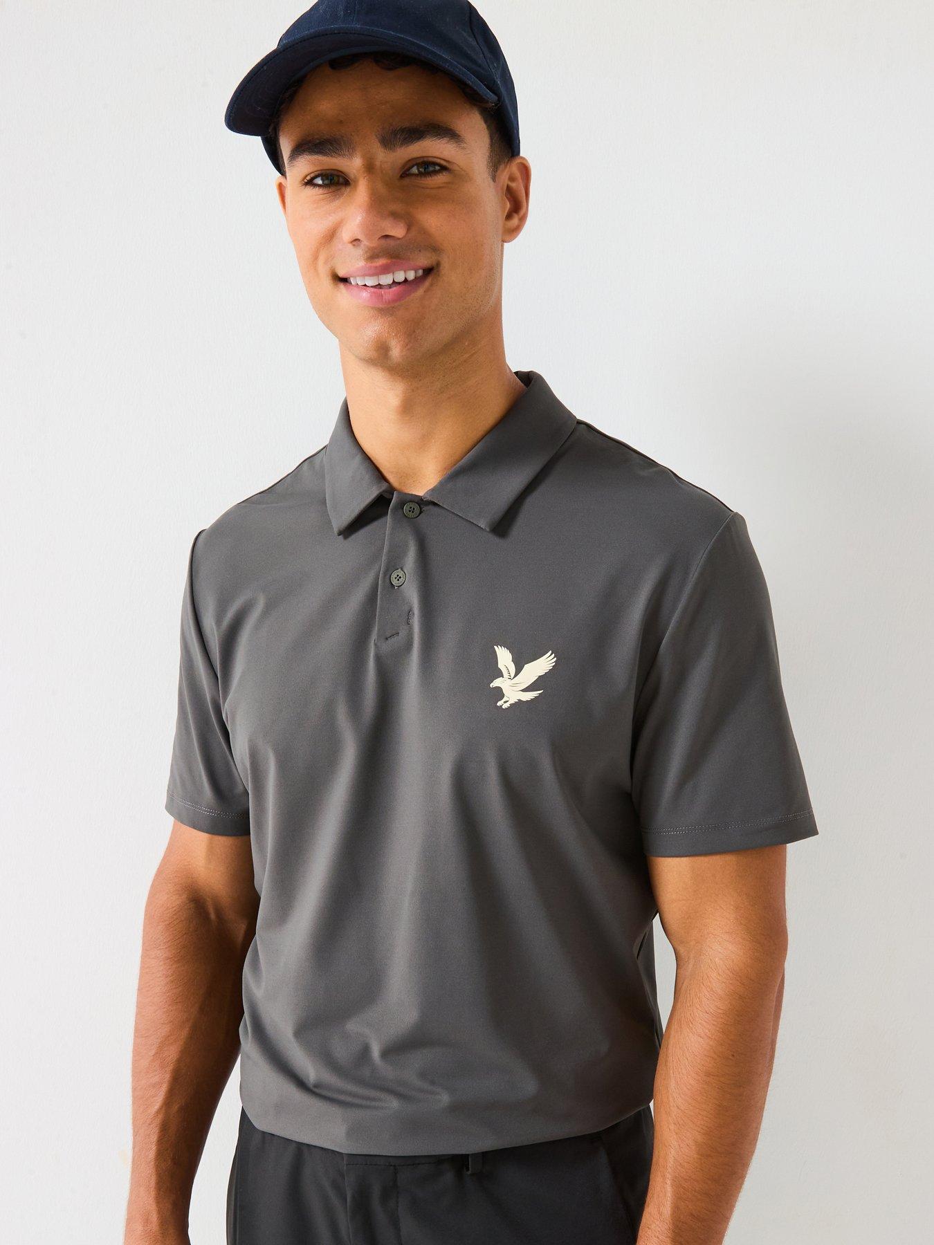 undefined Mens Course Polo Shirt - Grey