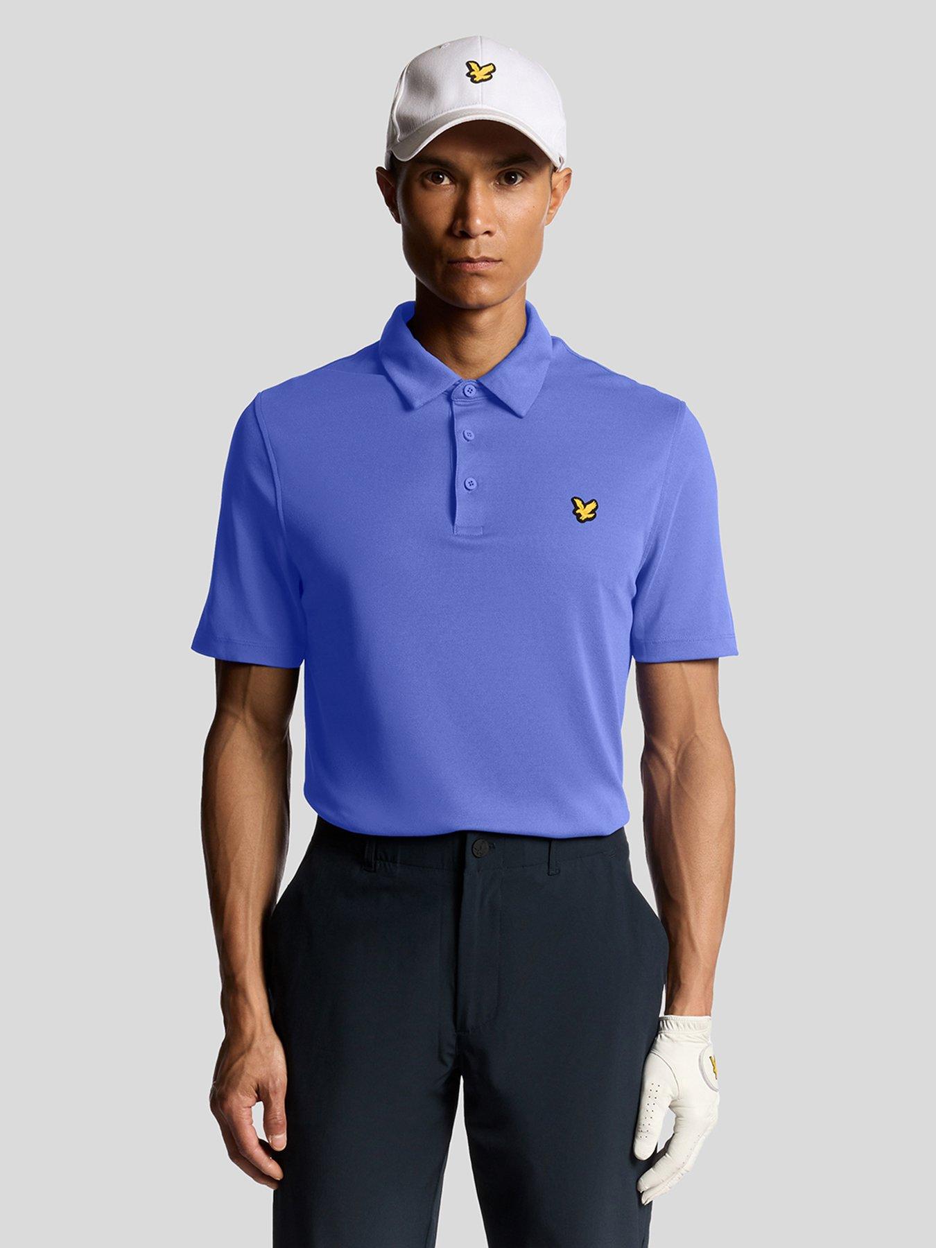 Lyle & Scott Golf Mens Tour Polo Shirt - Blue