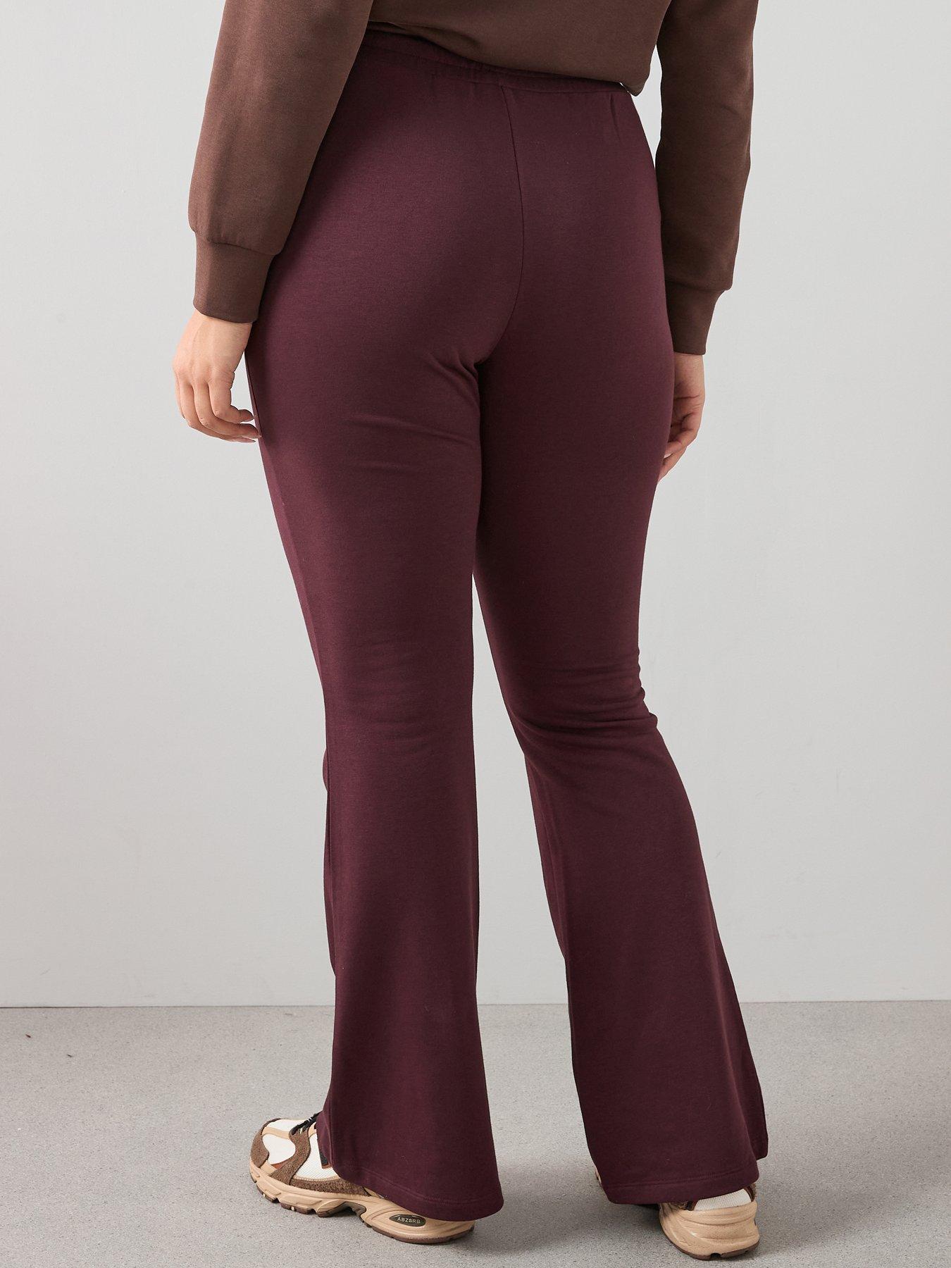 Image 2 of 7 of The Very Collection Curve Kickflare Joggers - Brown