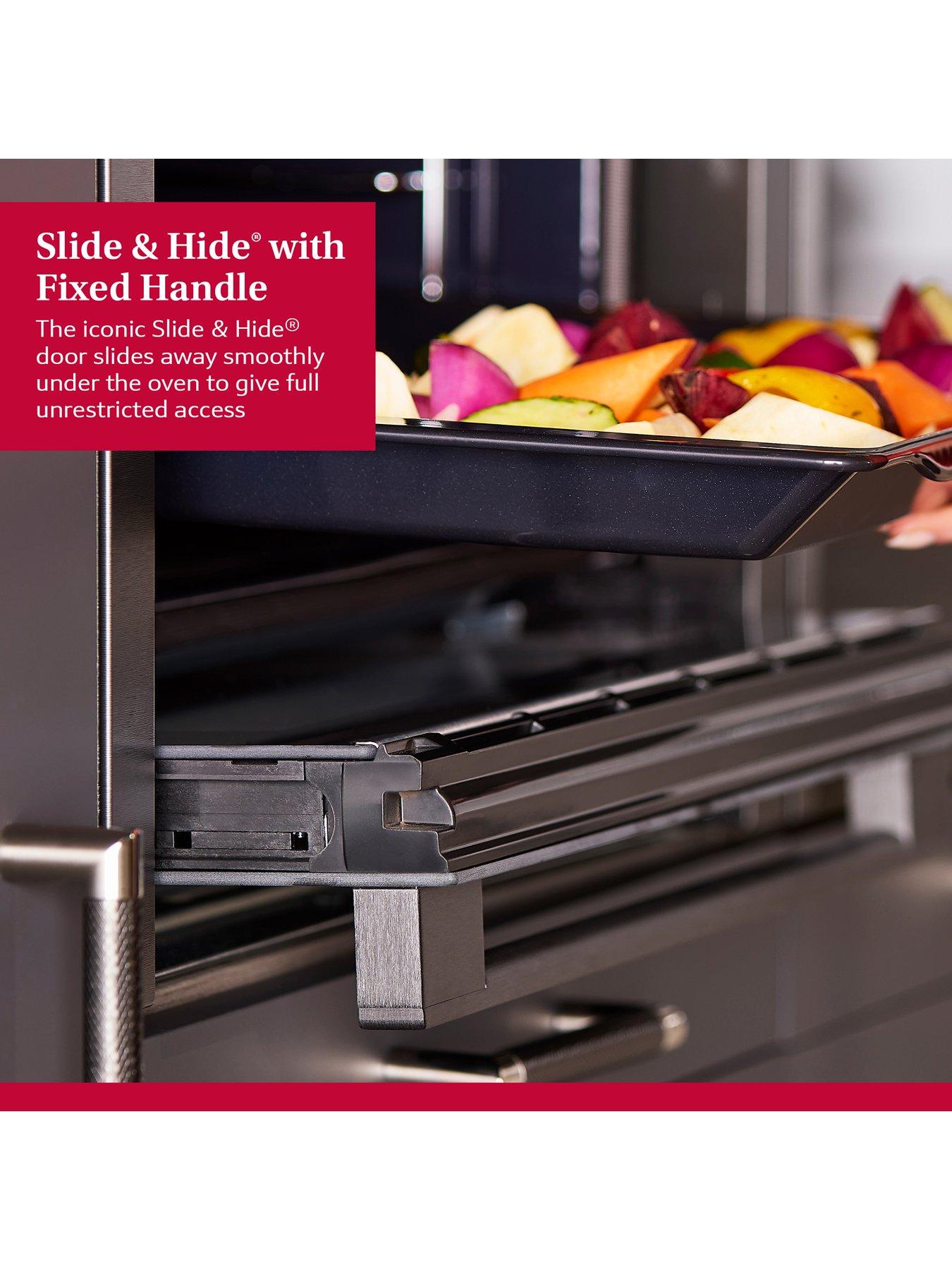  image of neff-n50-b3ace4an3b-slideamphide-60cm-built-in-electric-single-with-oven-stainless-steel