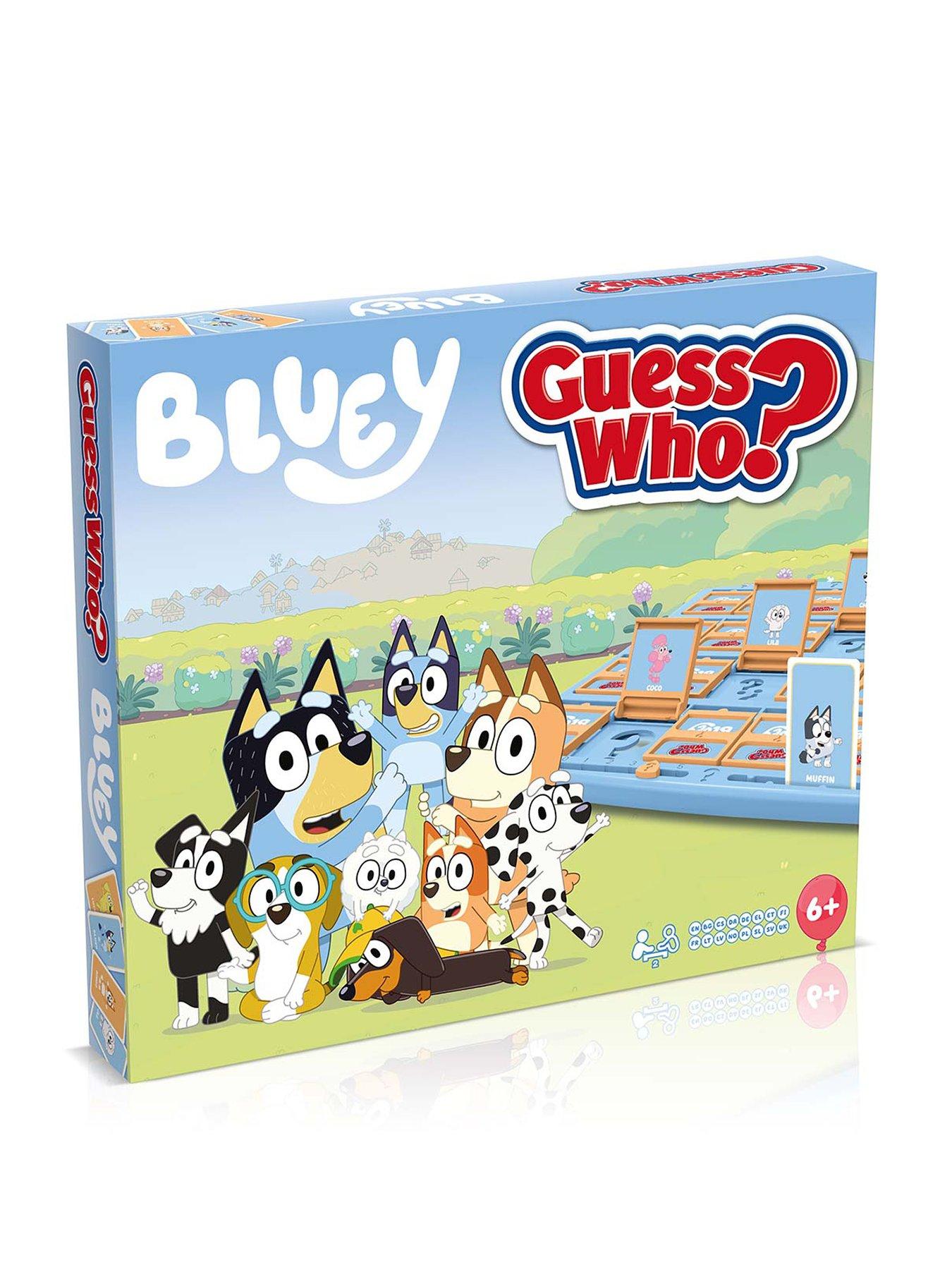 Bluey Guess Who Board Game – Fun Family Matching Game for Kids with  Characters