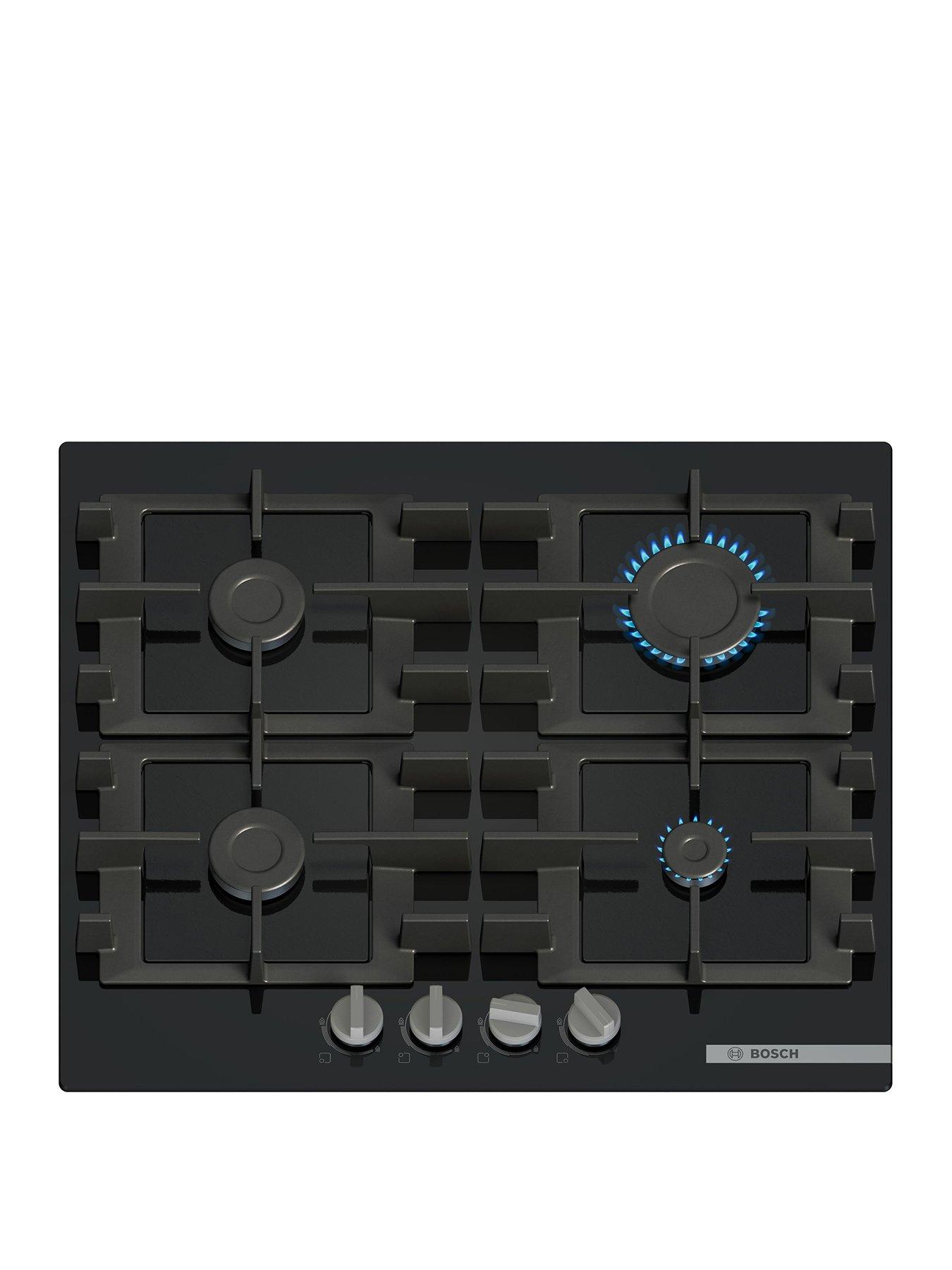 Bosch Series 4 PNP6B6K40 60cm Intergrated Gas Hob - Black
