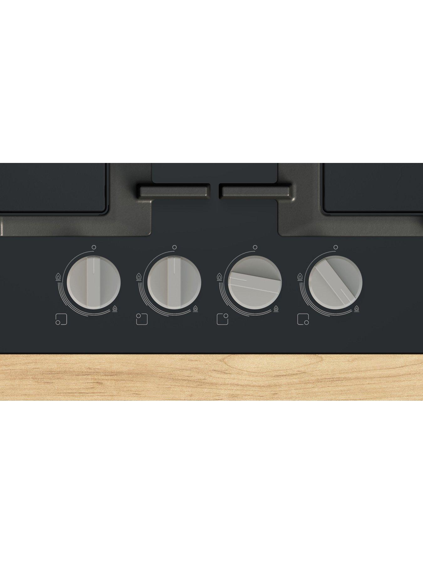  image of bosch-series-4-pnp6b6k40-60cm-intergrated-gas-hob-black