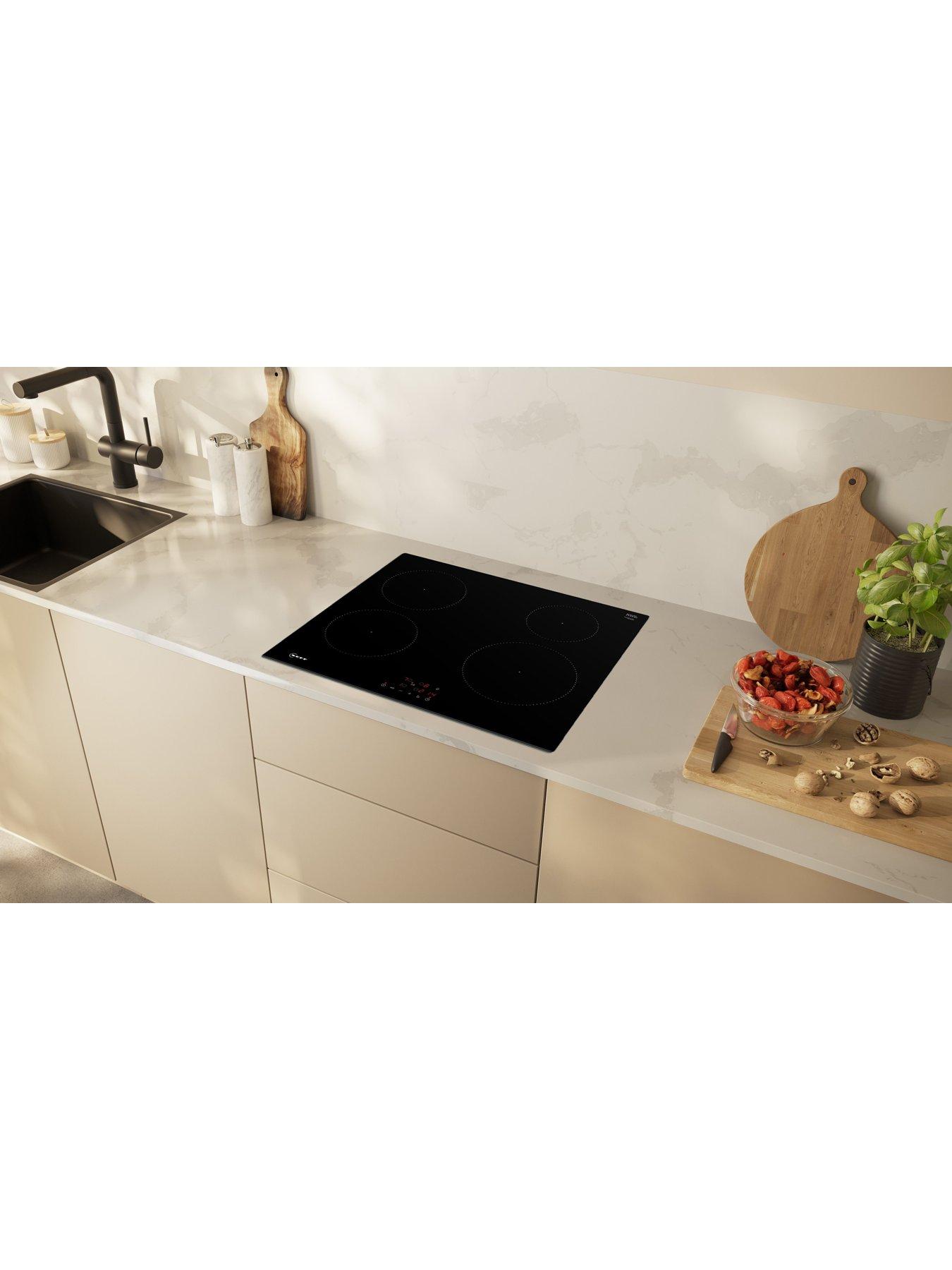 Image 2 of 7 of Neff T36FBE1L0, 60cm Induction Hob, Touch Control, 4 zones, Front Bevel, 4.6kW