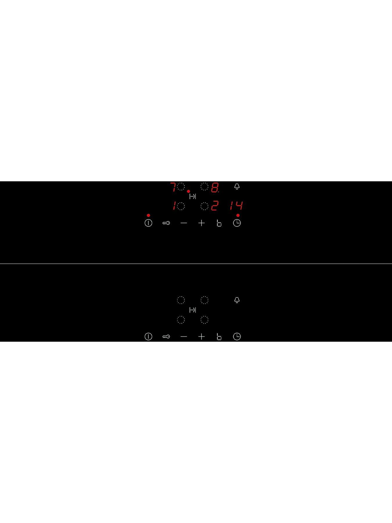 Image 3 of 7 of Neff T36FBE1L0, 60cm Induction Hob, Touch Control, 4 zones, Front Bevel, 4.6kW