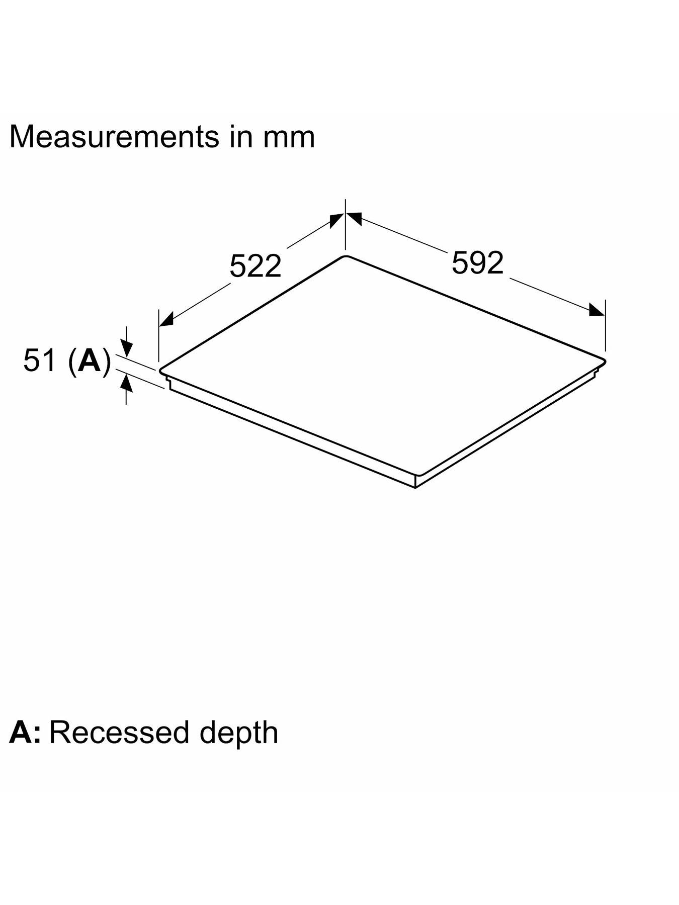  image of neff-n70-t66fhx4l0-60cm-electric-induction-hob-black
