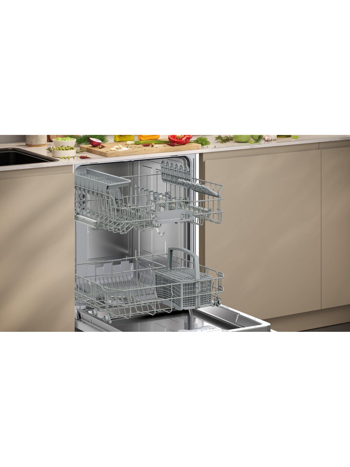  image of neff-n30-s153htx02g-full-size-14-place-settings-integrated-dishwasher-with-extra-dry-stainless-steel-d-rated