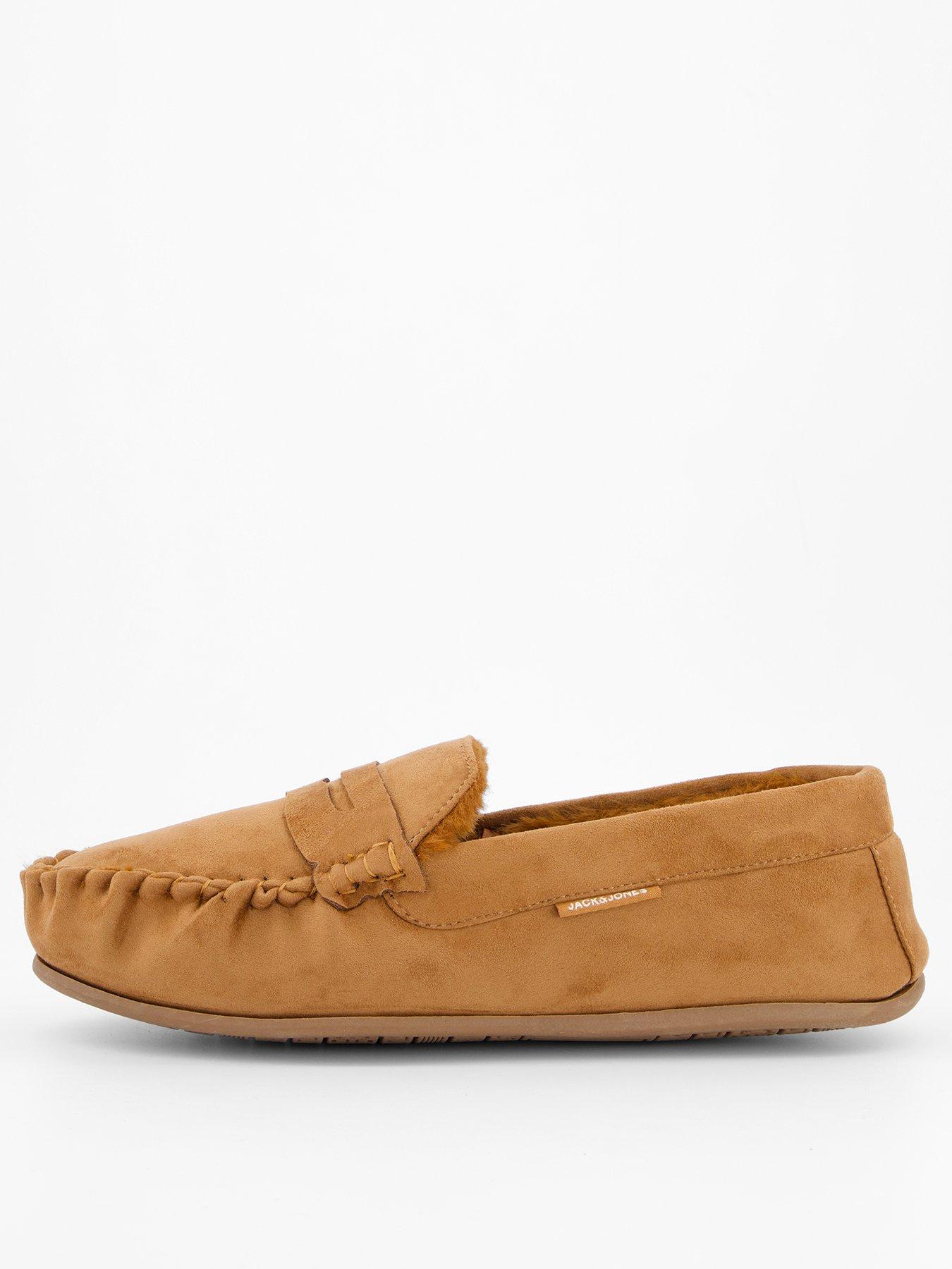  image of jack-jones-mark-moccasin-slipper-brown