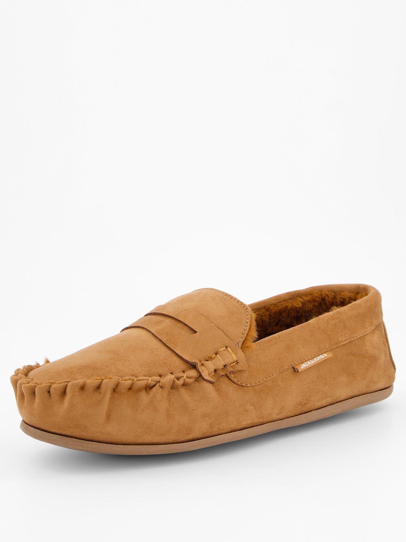  image of jack-jones-mark-moccasin-slipper-brown