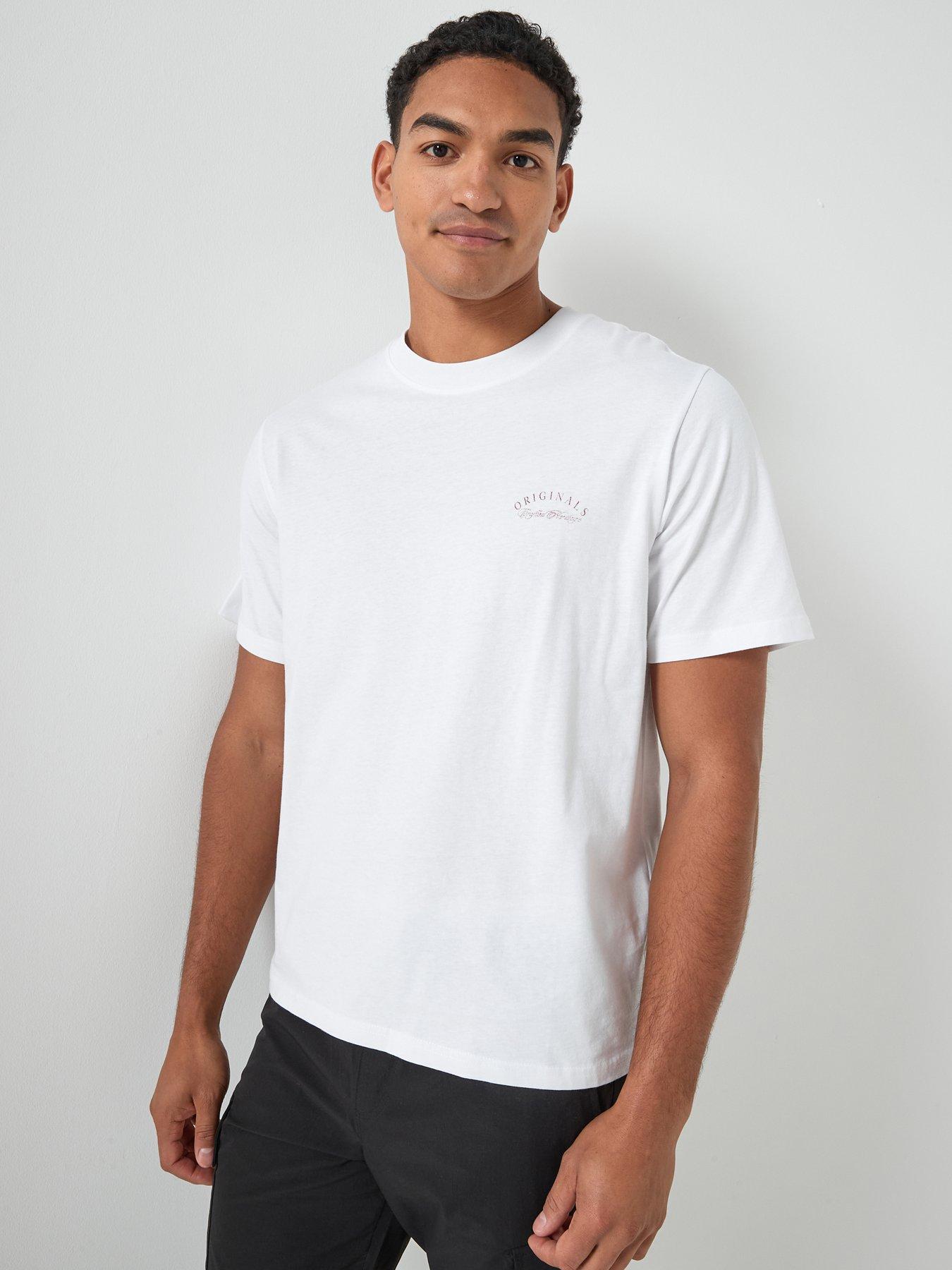 Image 2 of 5 of Jack & Jones Bleeker Photo Graphic T-Shirt - White