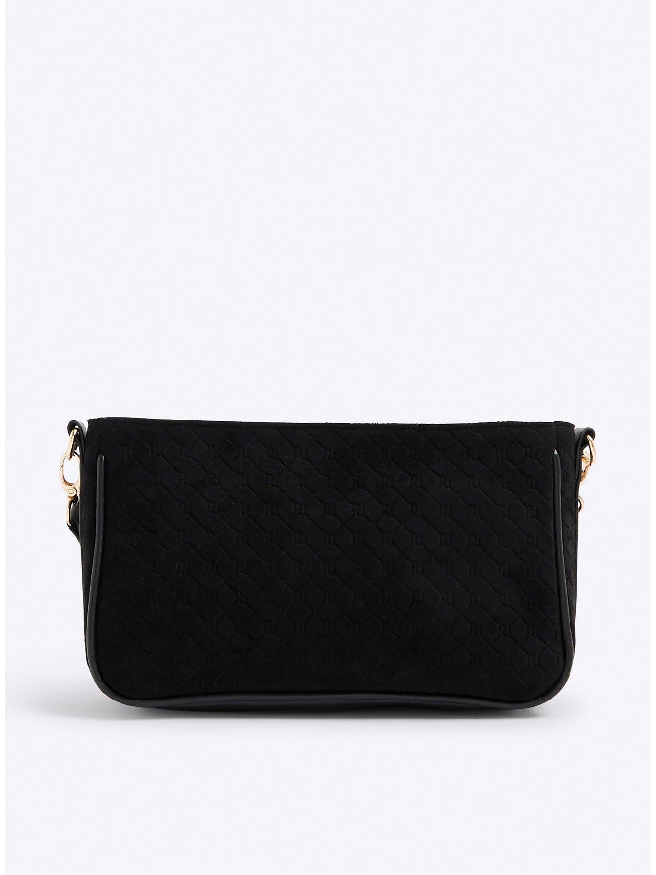 Image 4 of 5 of River Island Suedette Utility Crossbody Bag