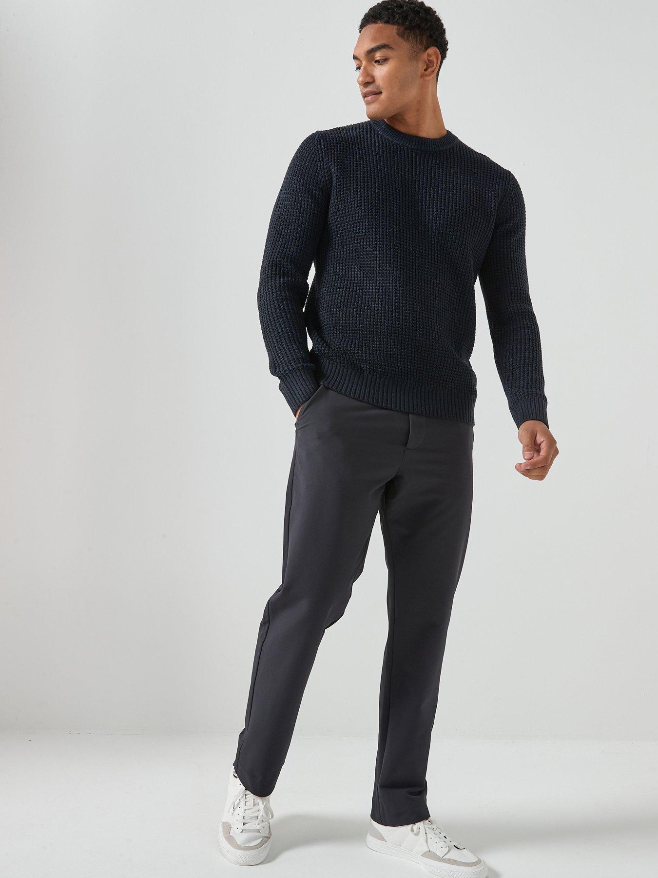  image of jack-jones-kane-commute-travel-smart-joggers-navy