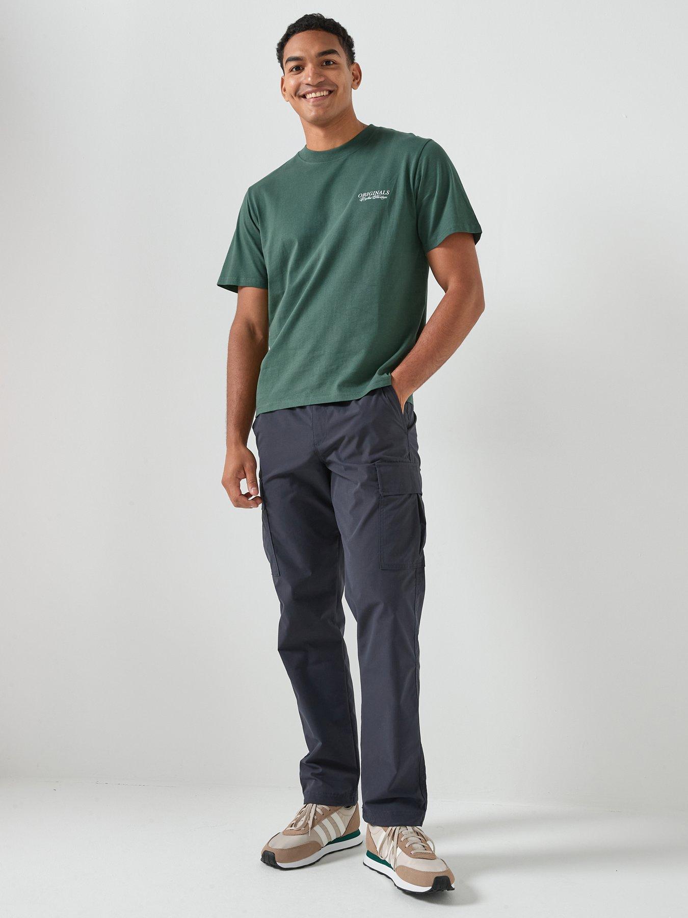  image of jack-jones-kane-caso-tech-cargo-pants-navy