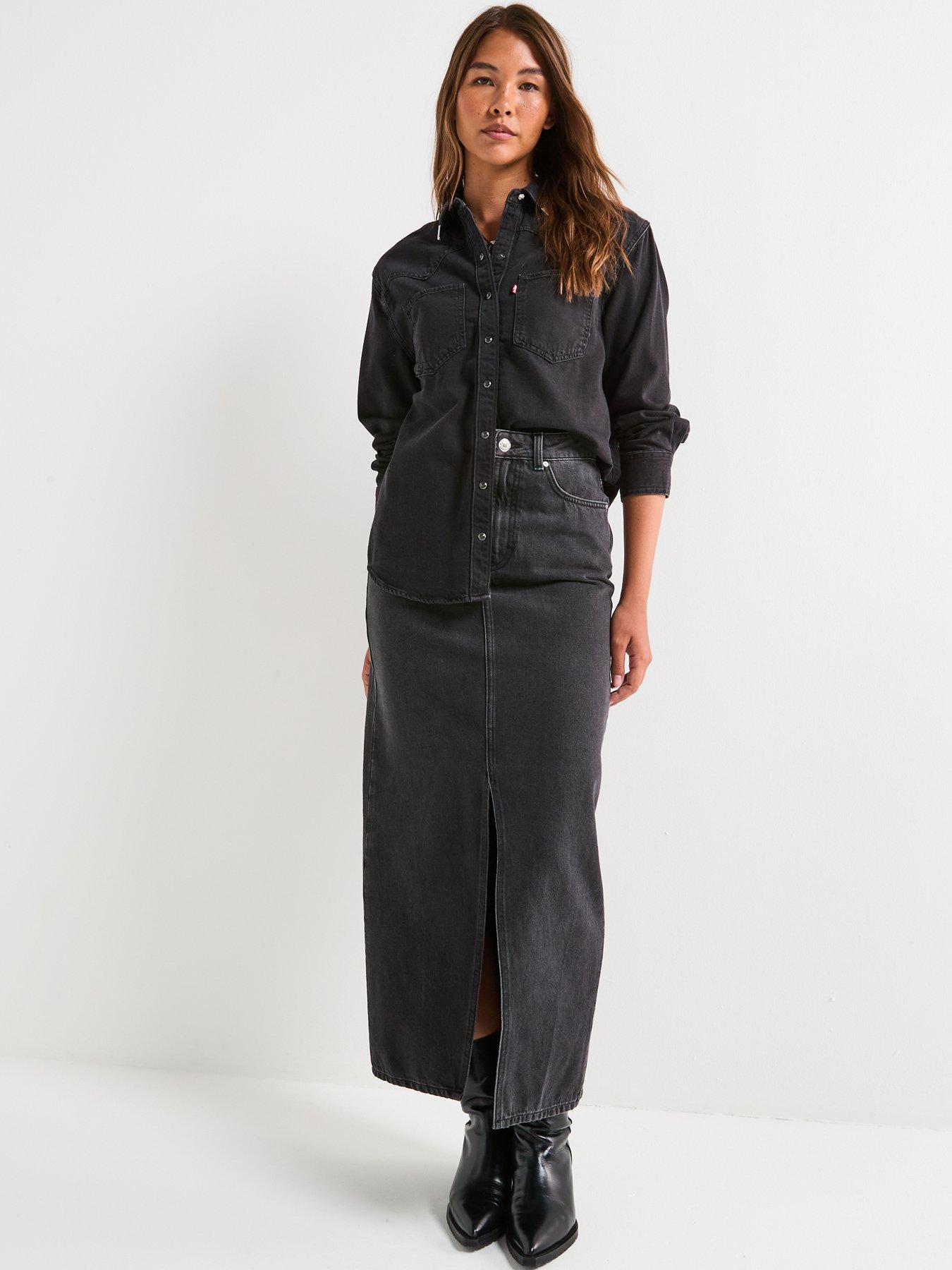 Image 5 of 6 of Levi's Teodora Western Shirt - Western Wildside - Black