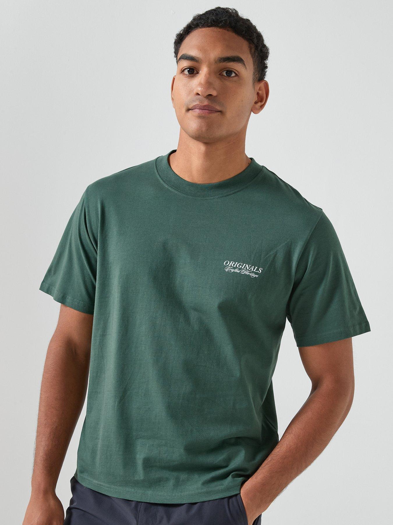 stillFront image of jack-jones-bleeker-photo-graphic-t-shirt-dark-green