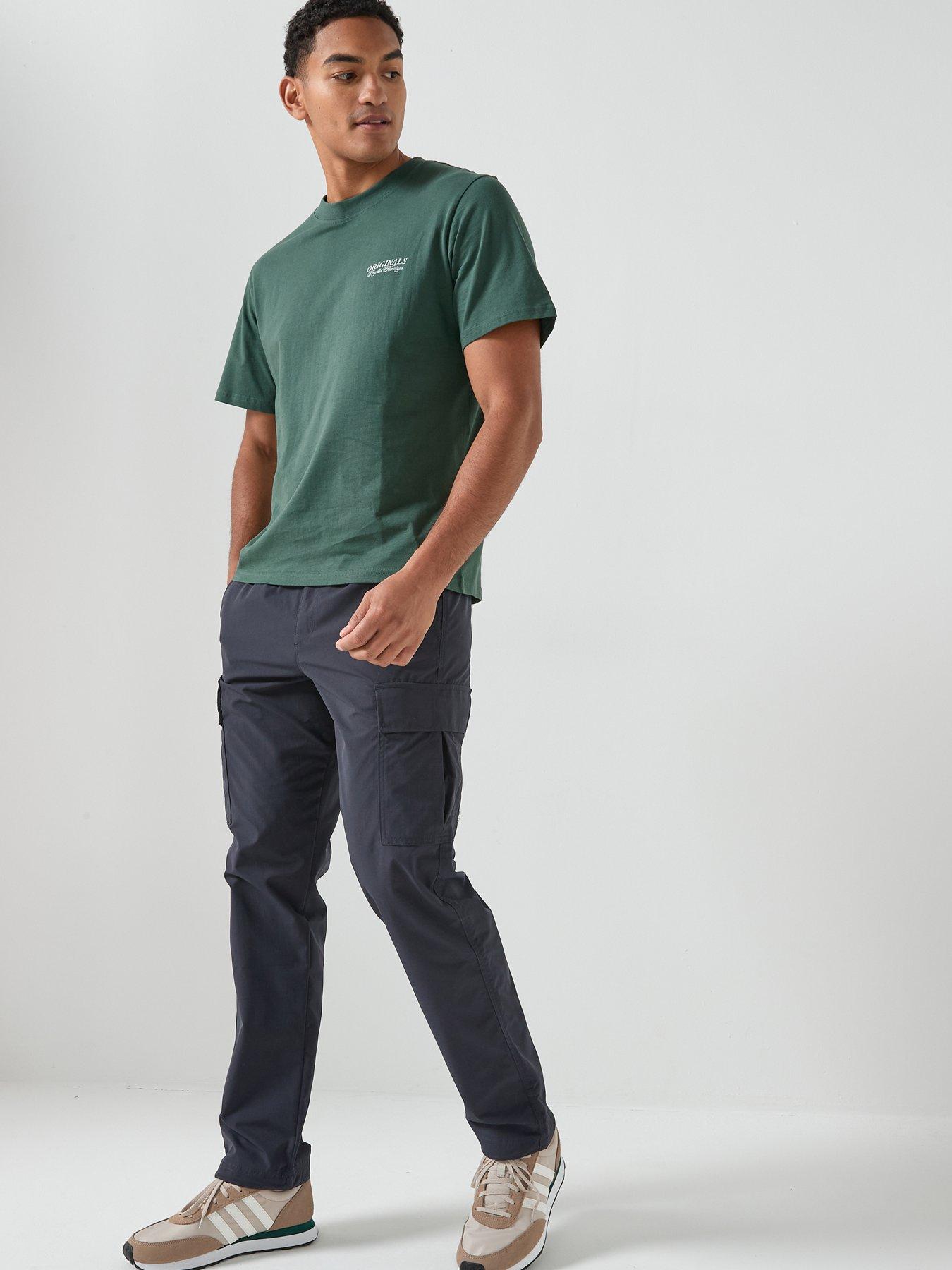  image of jack-jones-bleeker-photo-graphic-t-shirt-dark-green