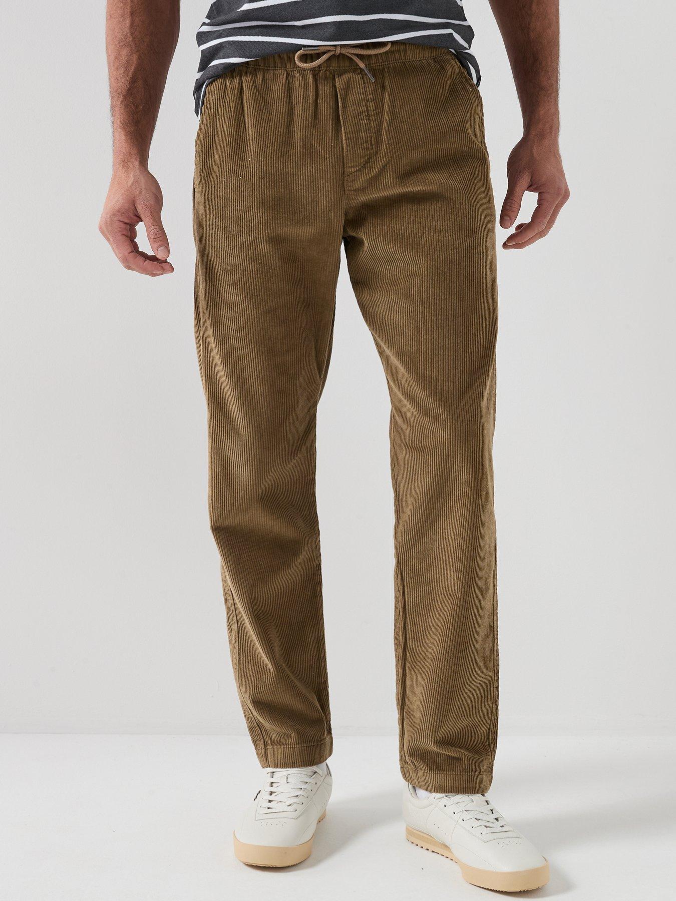 Image 1 of 5 of Jack & Jones Kane Corduroy Casual Trousers - Beige