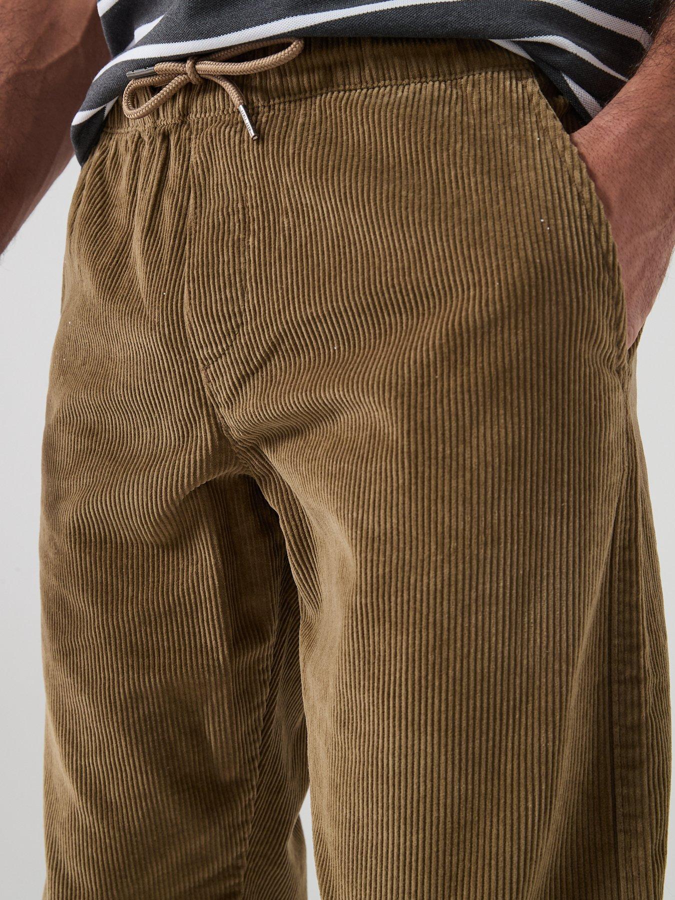 Image 4 of 5 of Jack & Jones Kane Corduroy Casual Trousers - Beige