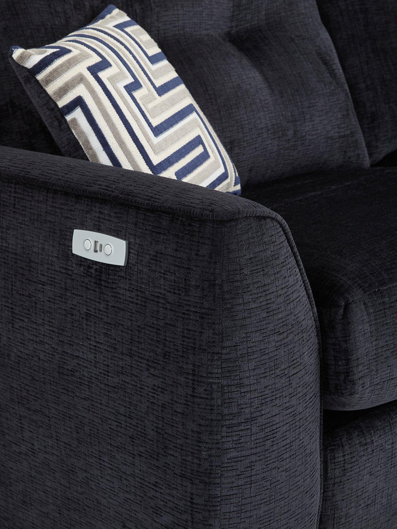 Image 5 of 7 of The Very Collection Margate Fabric&nbsp;3 Seater + 2 Seater Power Incliner Sofa Set (Buy &amp; SAVE!)&nbsp;- Made to Order in the UK