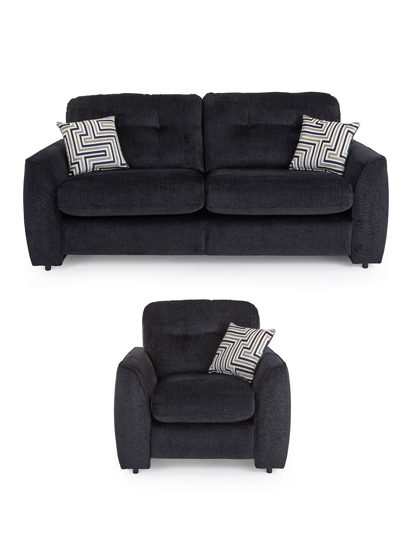 Image 2 of 7 of The Very Collection Margate Fabric 3 Seater Power Incliner Sofa +&nbsp;Armchair Set (Buy &amp; SAVE!) - Made to Order in the UK