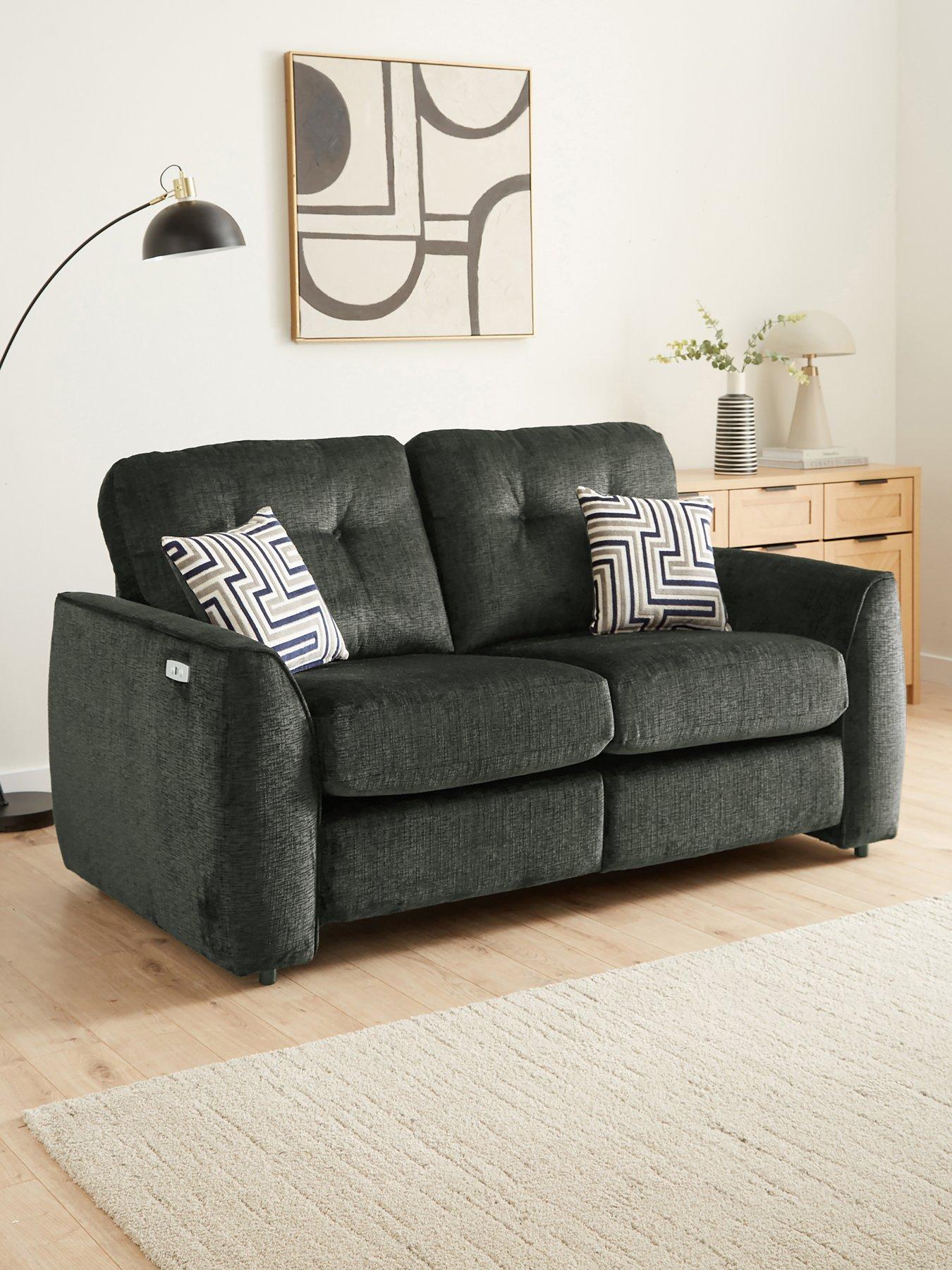 Very Home Margate Fabric 2 Seater Power Incliner Sofa - Made to Order in the UK