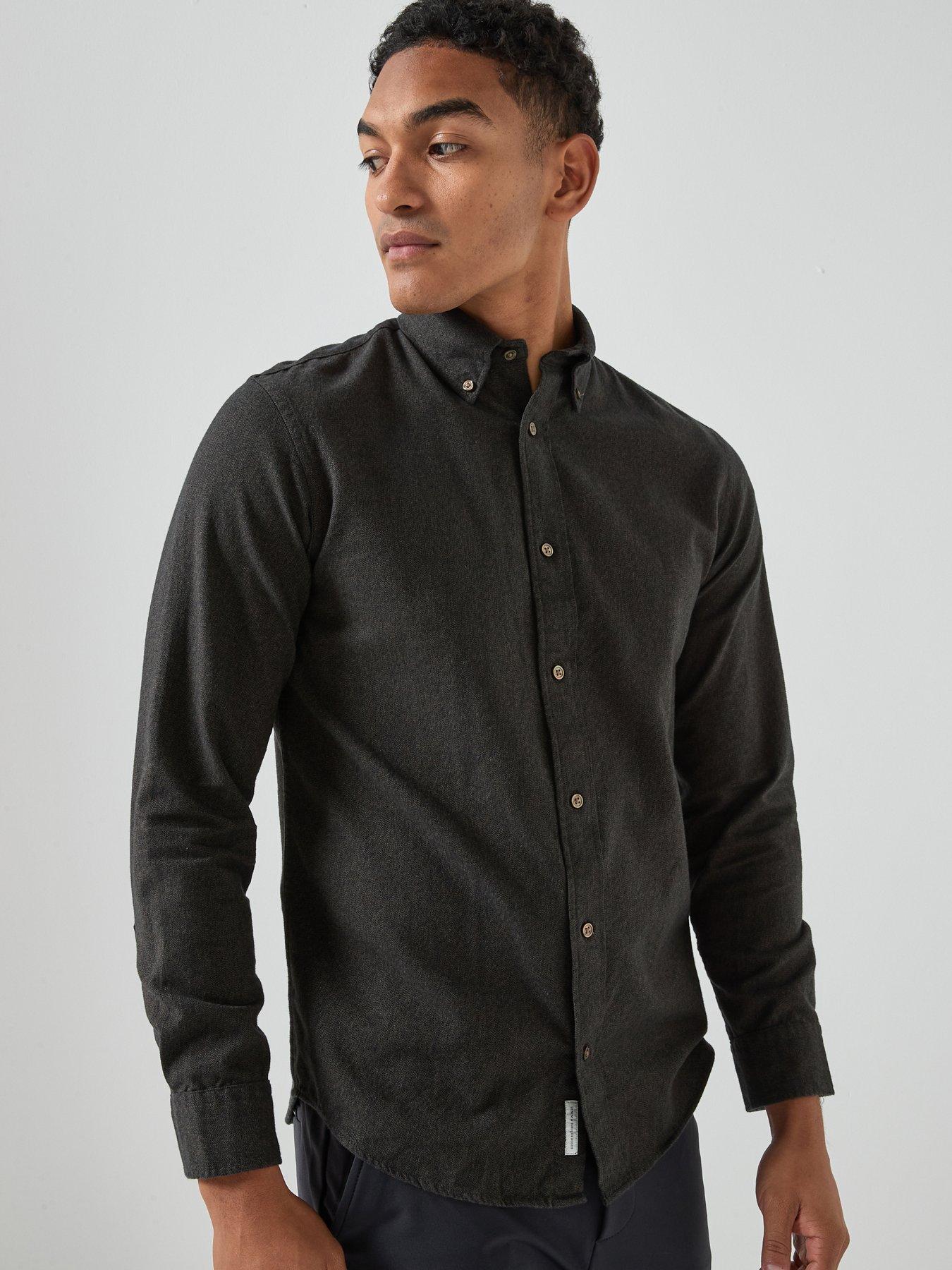 Jack & Jones Barkley Flannel Long Sleeve Shirt - Khaki