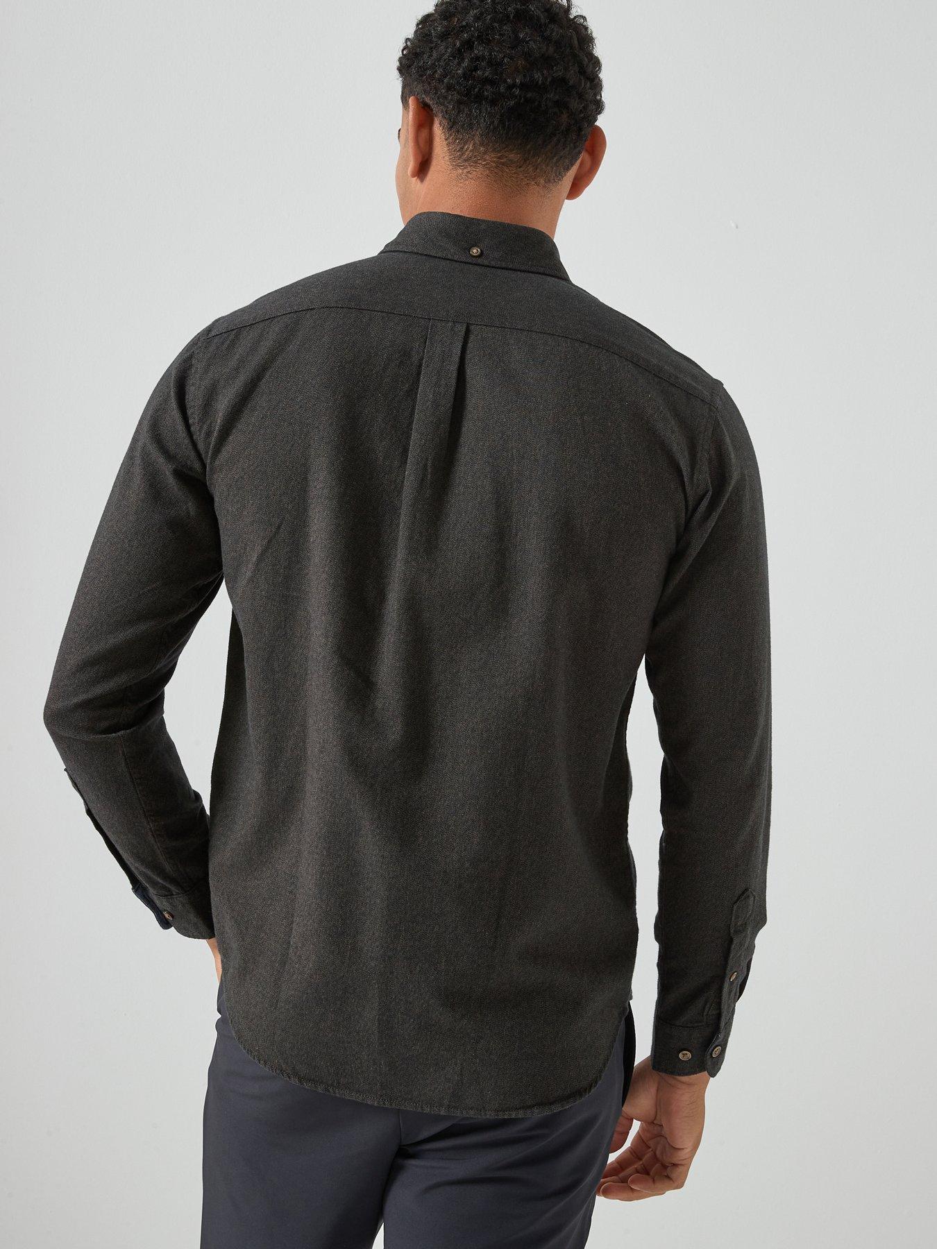  image of jack-jones-jack-amp-jones-barkley-flannel-long-sleeve-shirt