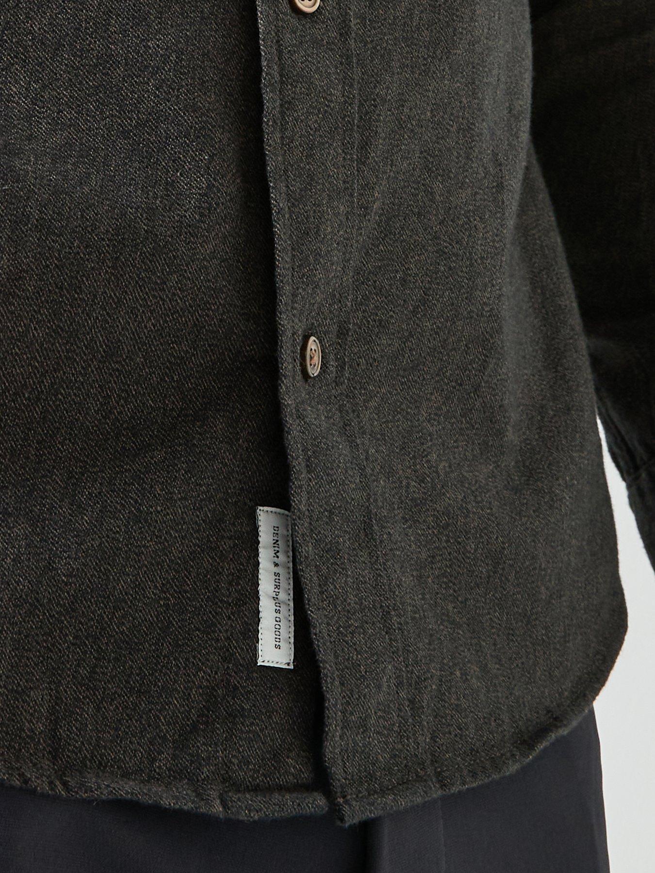  image of jack-jones-jack-amp-jones-barkley-flannel-long-sleeve-shirt