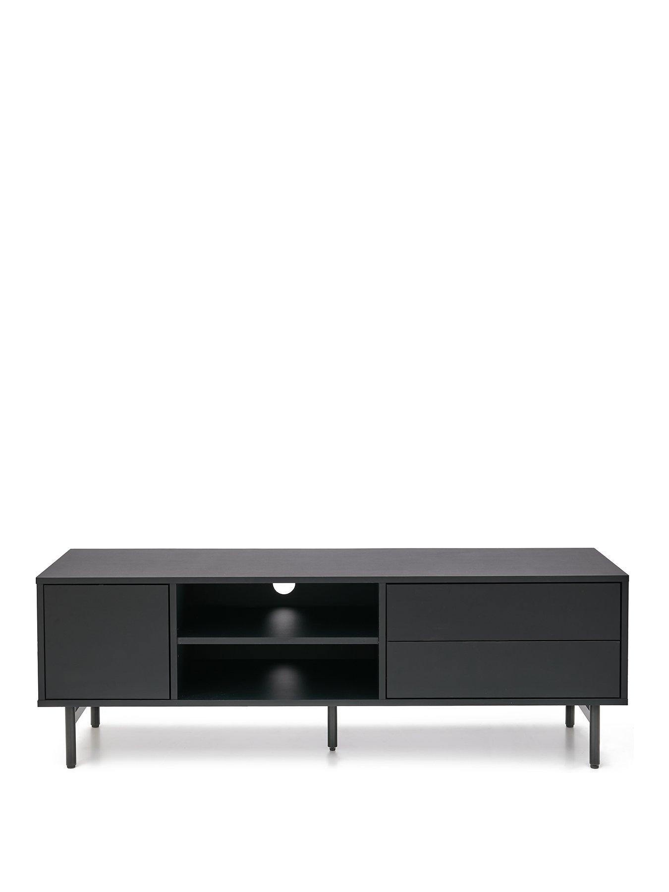 Image 2 of 7 of The Very Collection Hava Tv Unit Black - fits up To 65 inch TV&nbsp;- FSC&reg; Certified